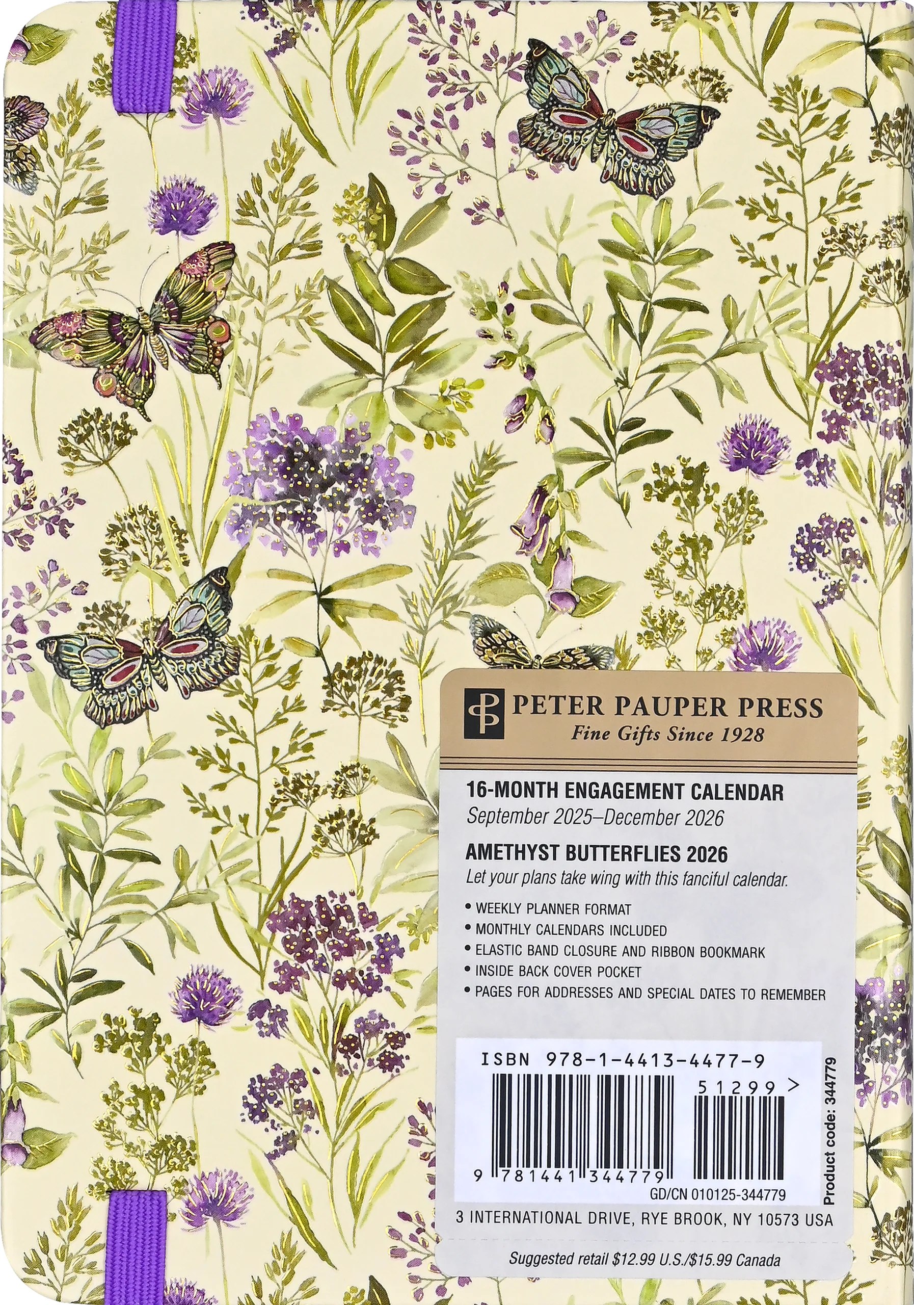 2026 Amethyst Butterflies Weekly Planner - Image 6