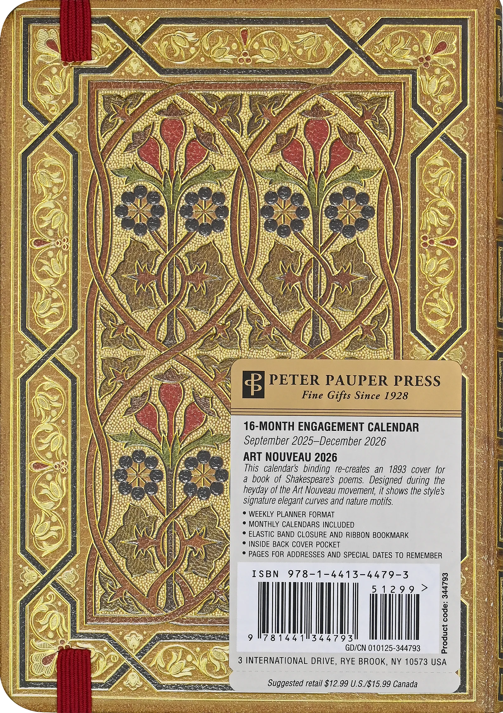 2026 Art Nouveau Weekly Planner - Image 6