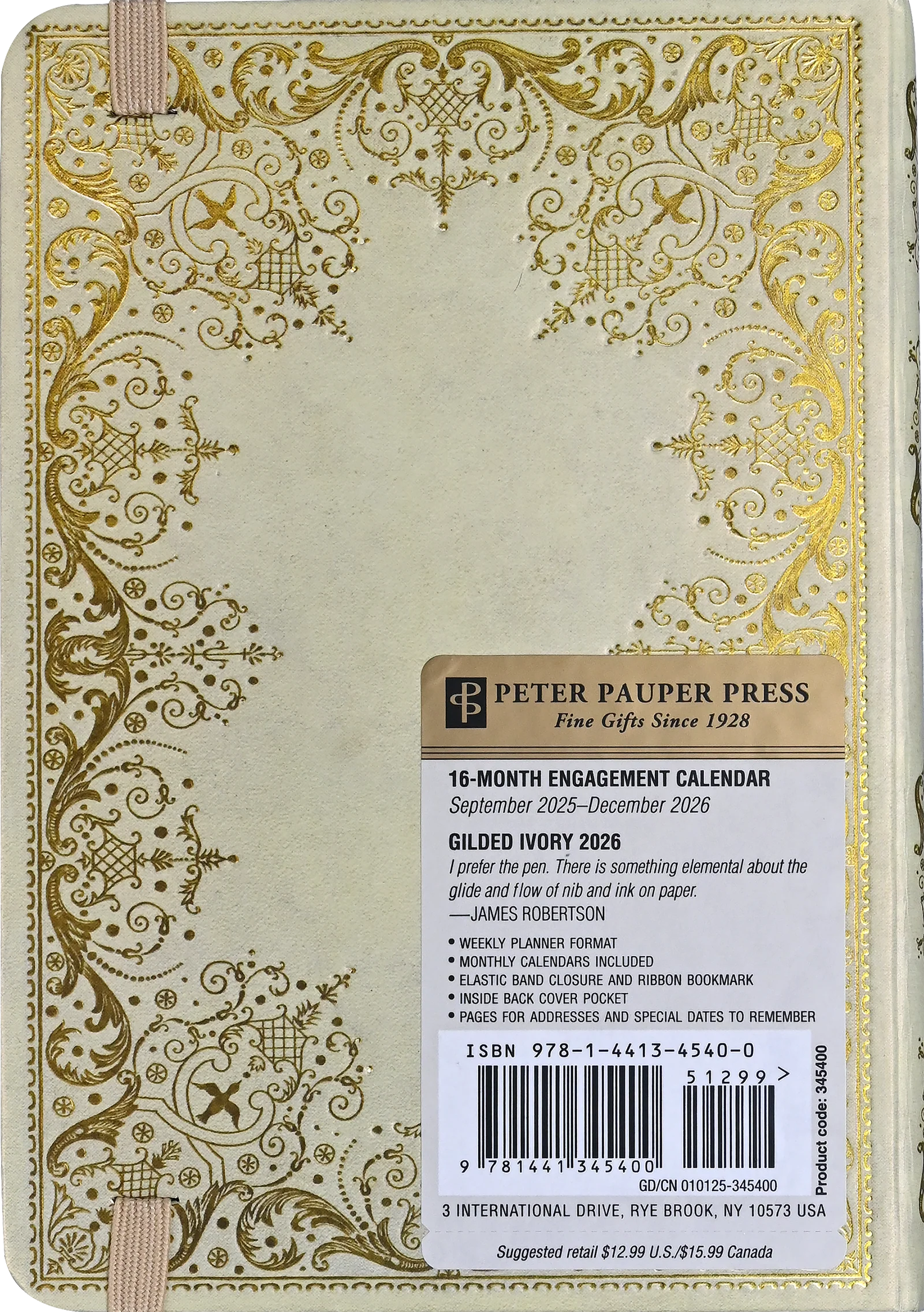 2026 Gilded Ivory Weekly Planner - Image 6