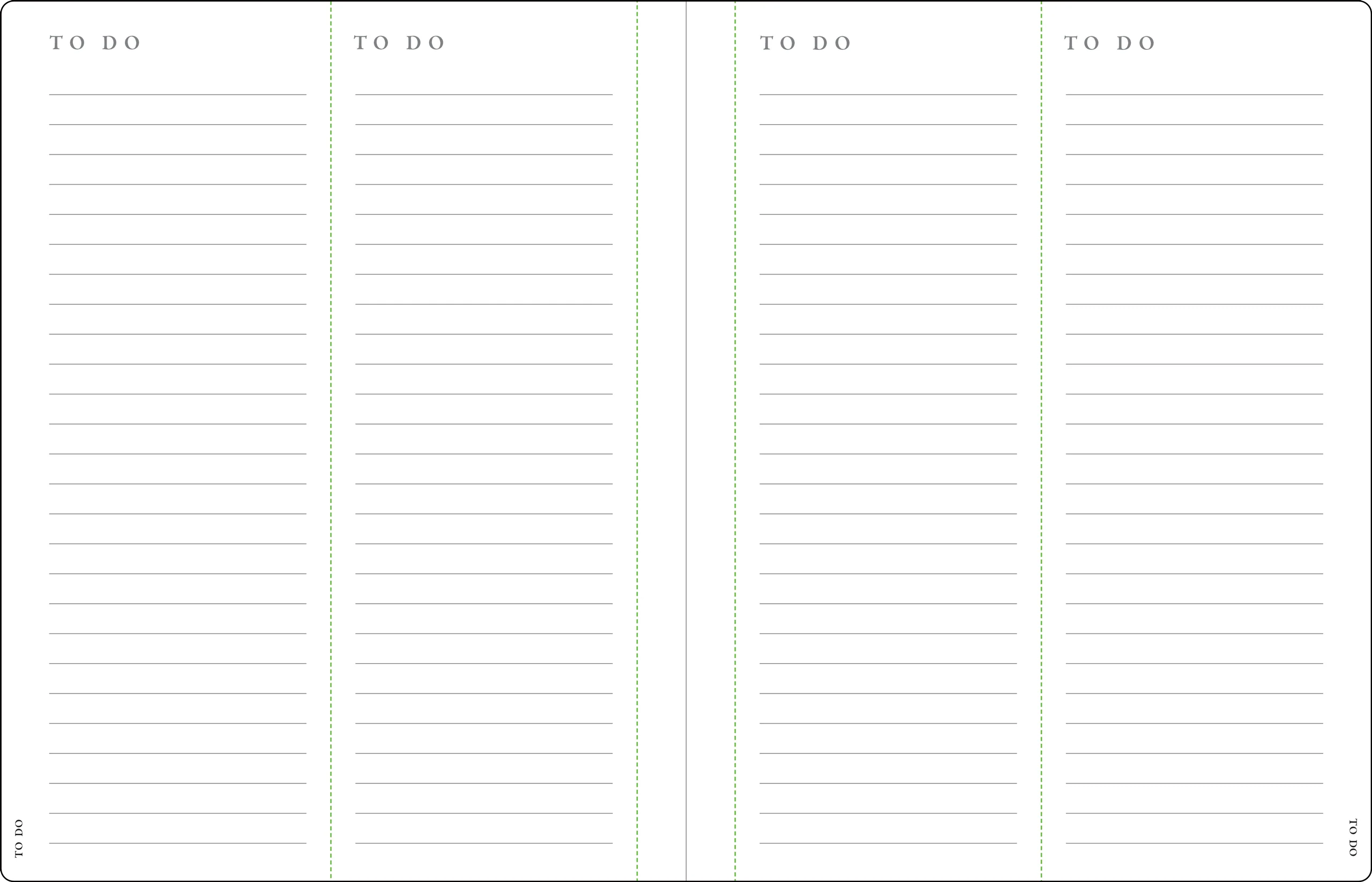 2026 Hydrangeas Family Weekly Planner - Image 8