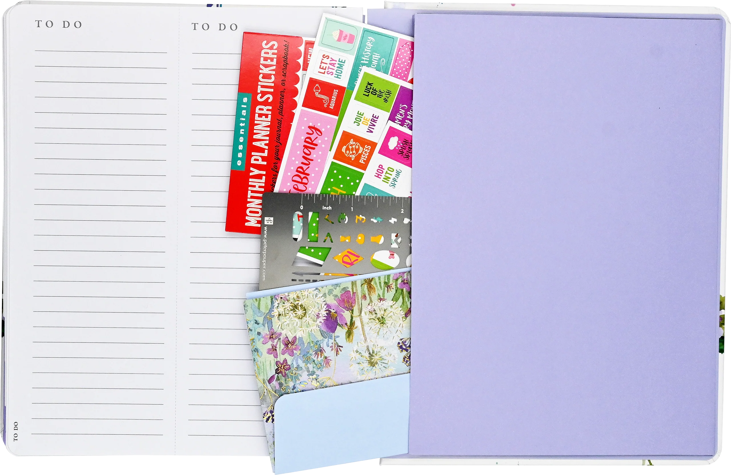 2027 Hydrangeas Family Weekly Planner - Image 4