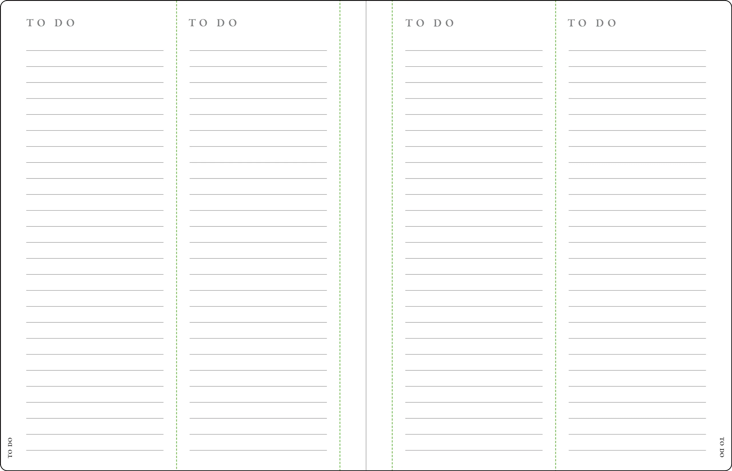 2027 Hydrangeas Family Weekly Planner - Image 9