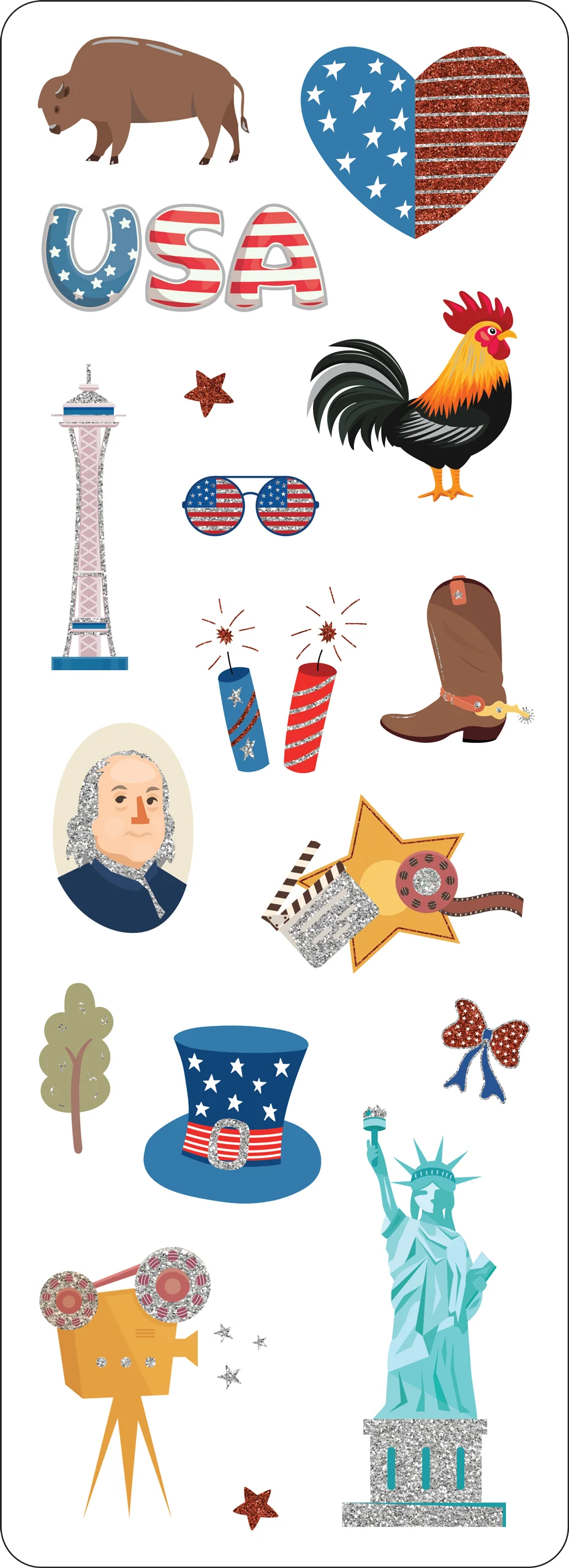 America Sticker Set - Image 3