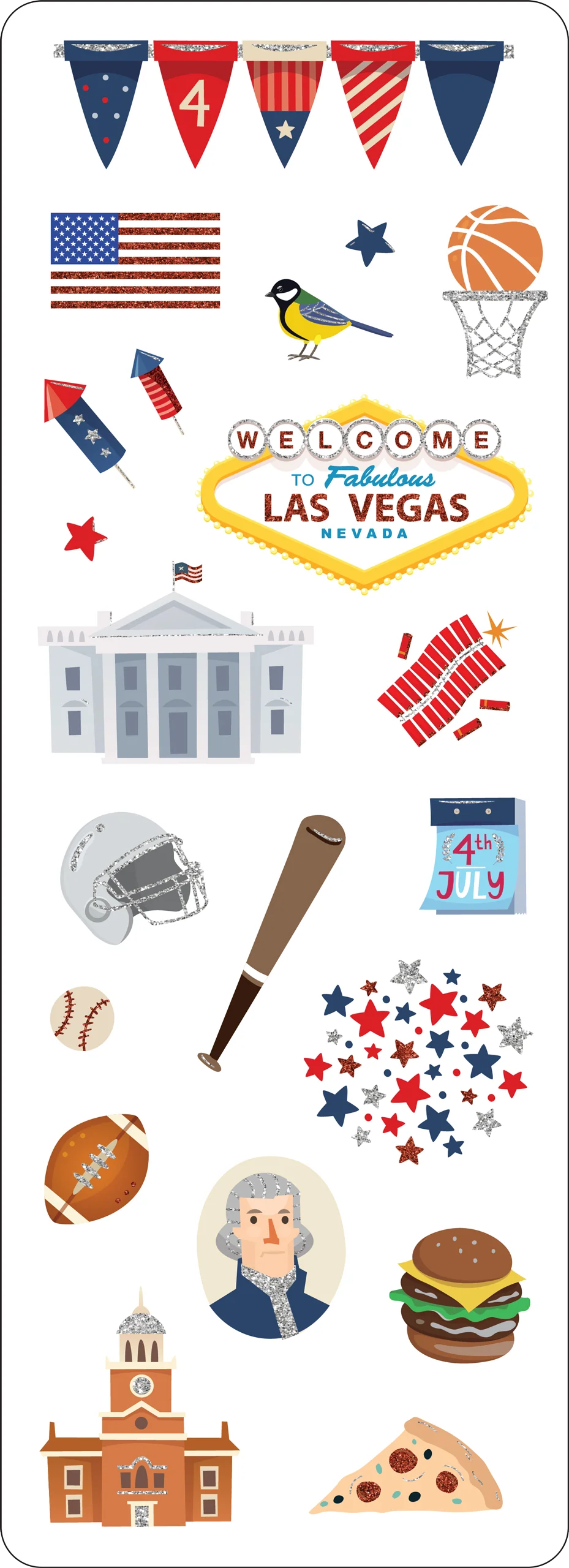America Sticker Set - Image 6