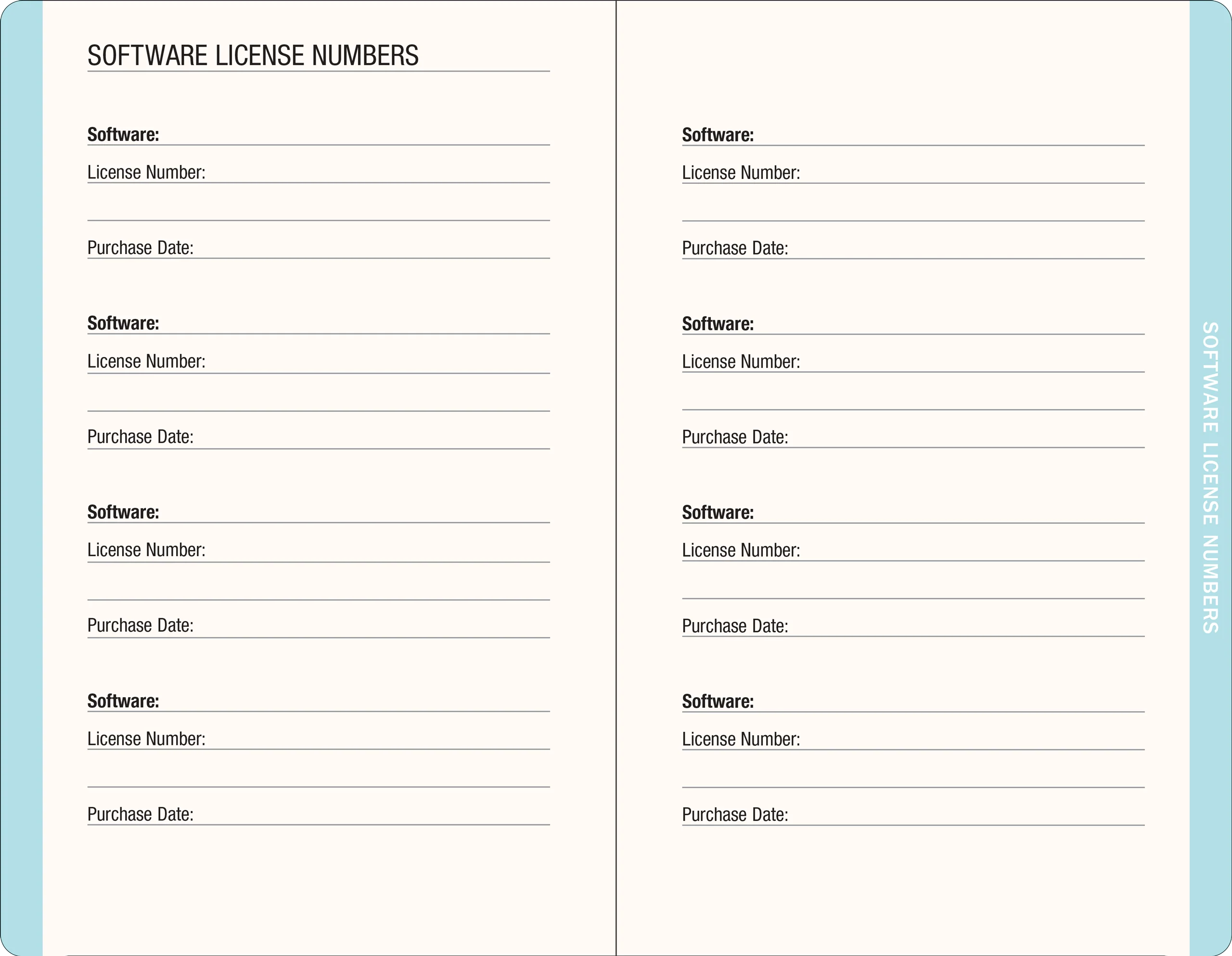 Blooms & Butterflies Internet Address & Password Logbook - Image 6