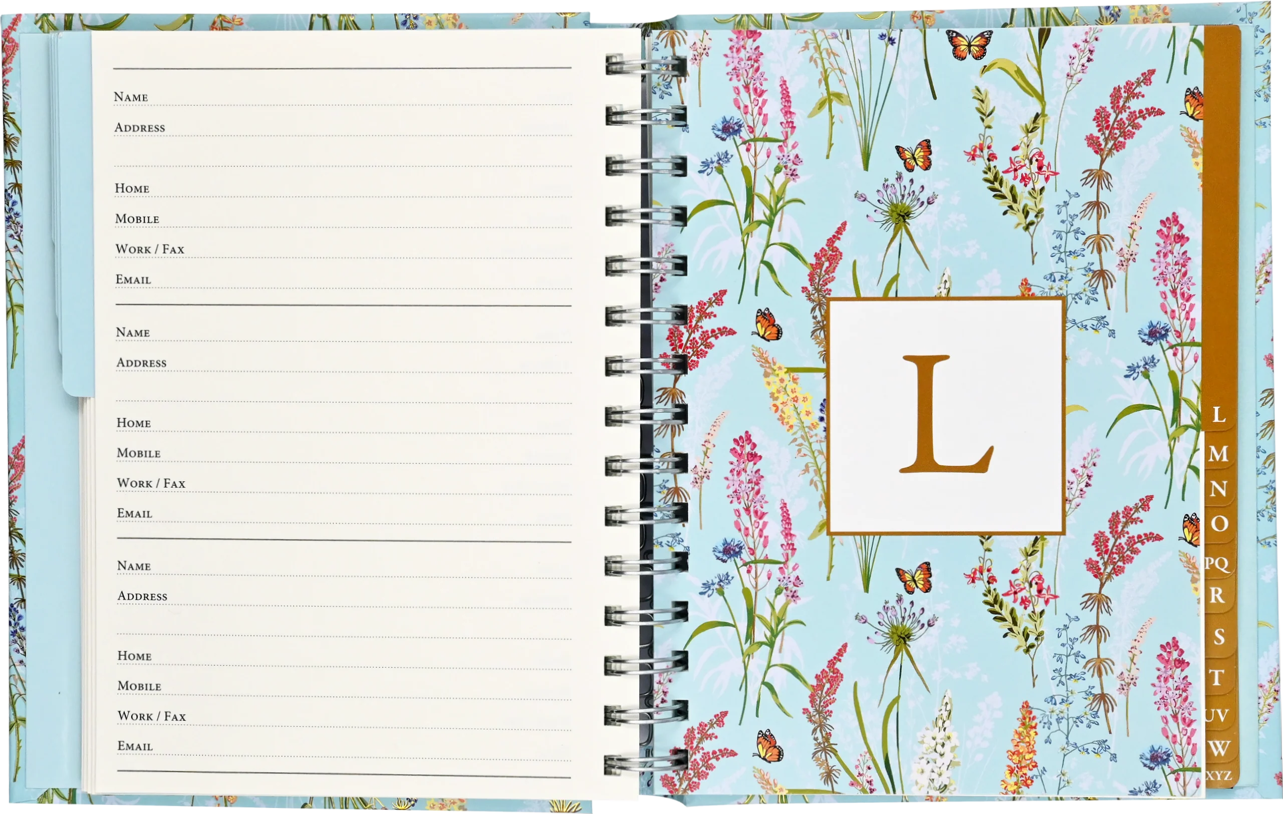 Blooms & Butterflies Large Address Book - Image 3