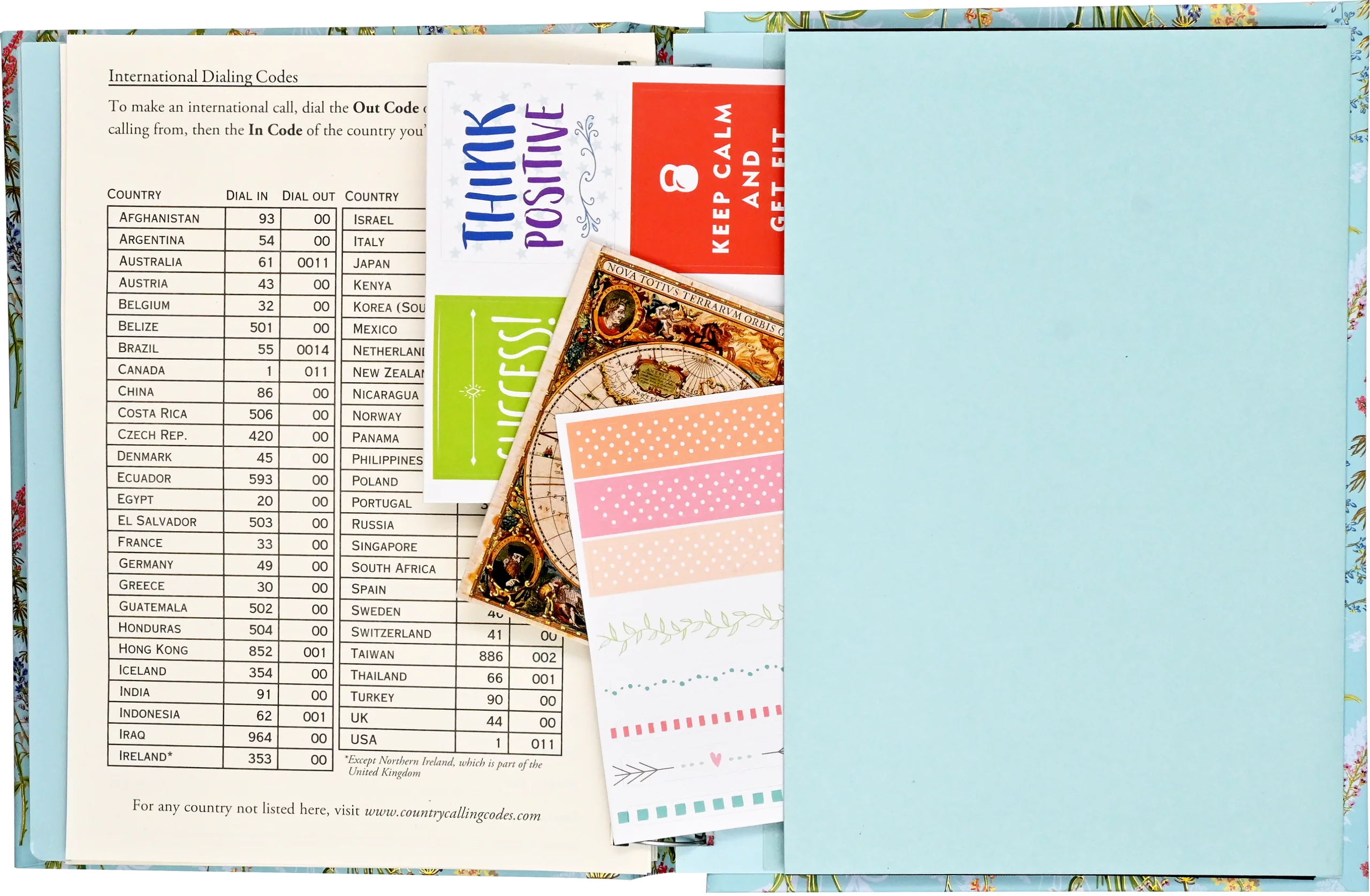 Blooms & Butterflies Large Address Book - Image 4