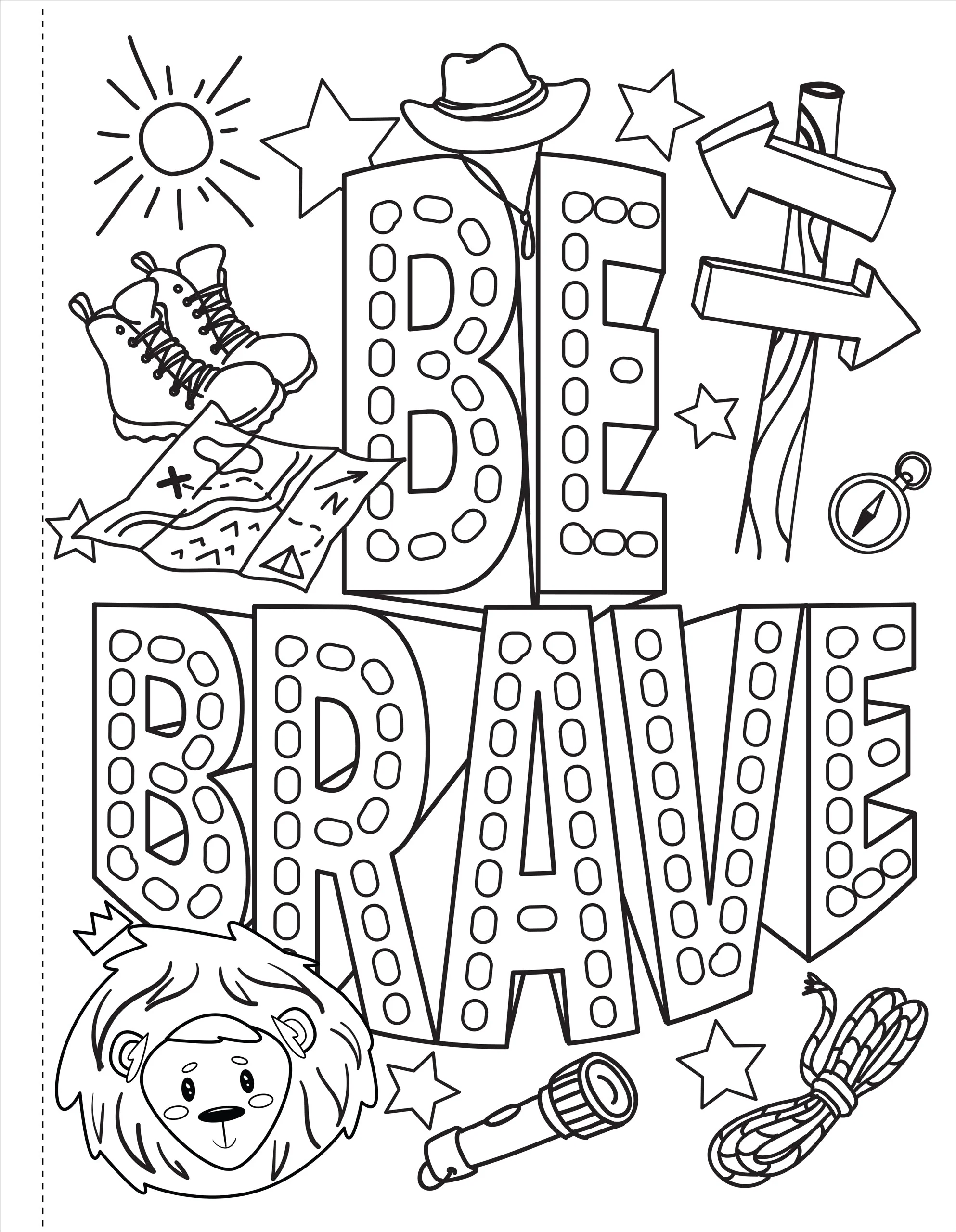 Brave, Strong, and Smart -- That's Me! Coloring Book - Image 4