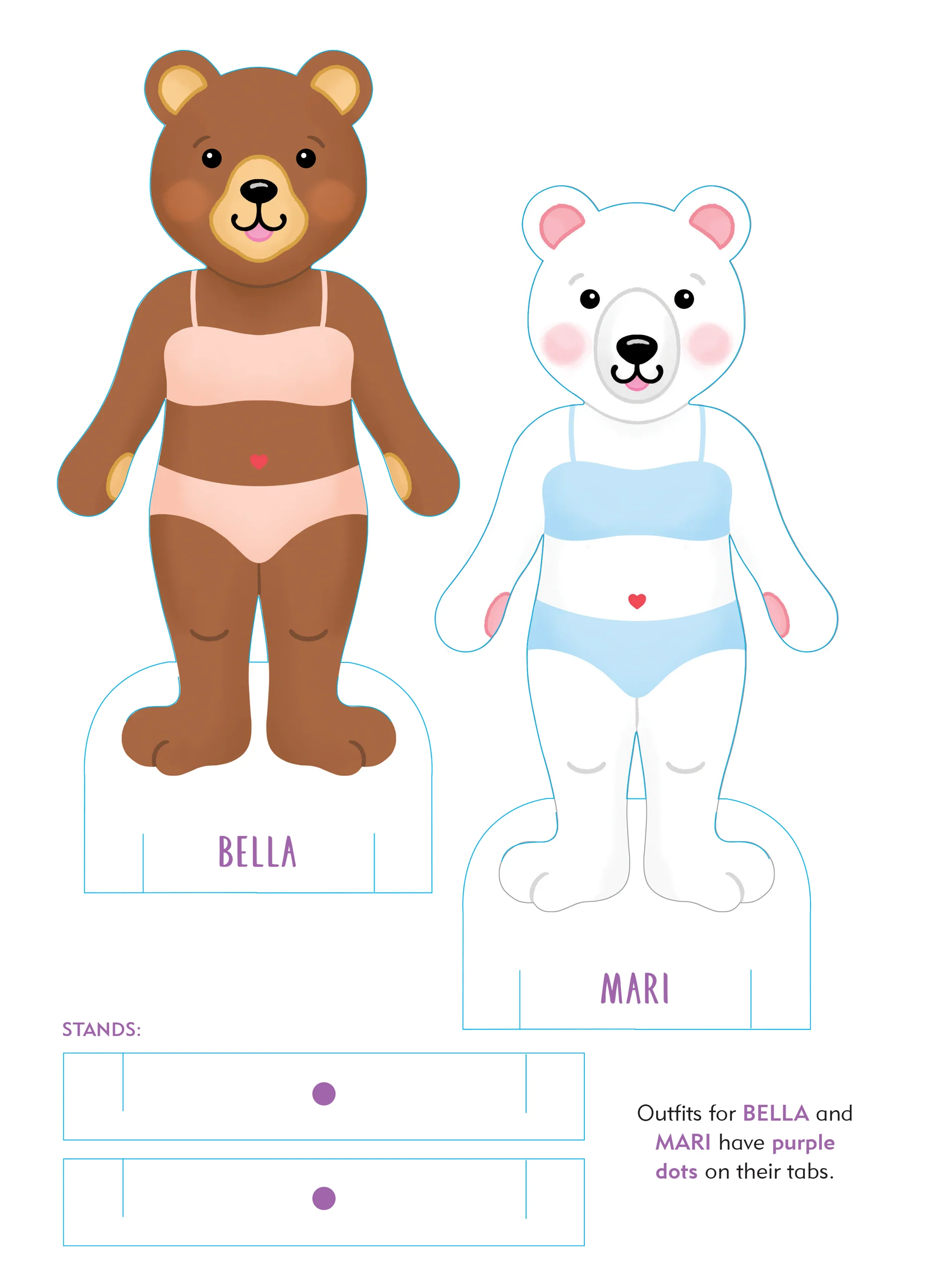 Classic Keepsake Paper Dolls - Beartown - Image 4