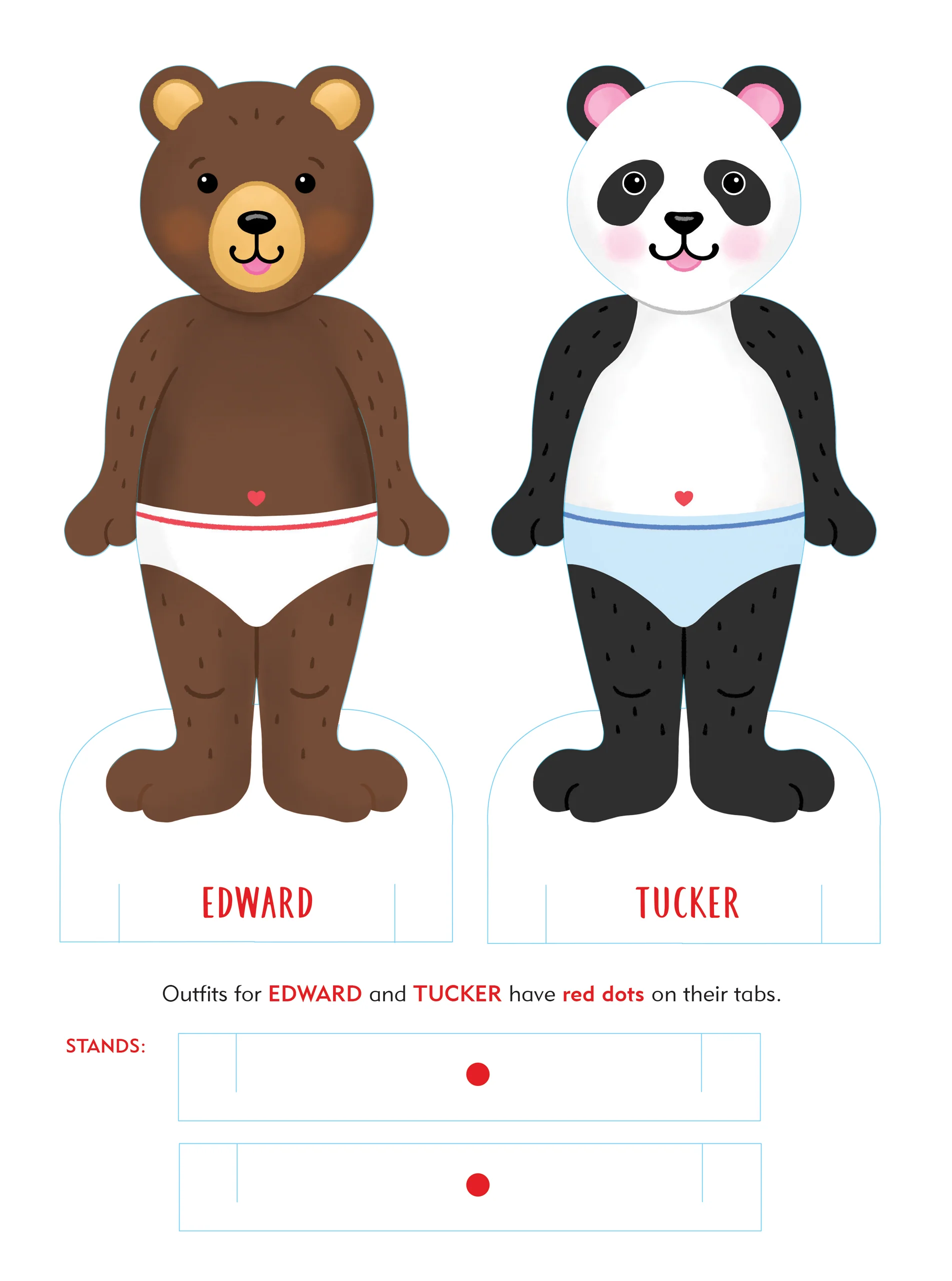 Classic Keepsake Paper Dolls - Beartown - Image 5