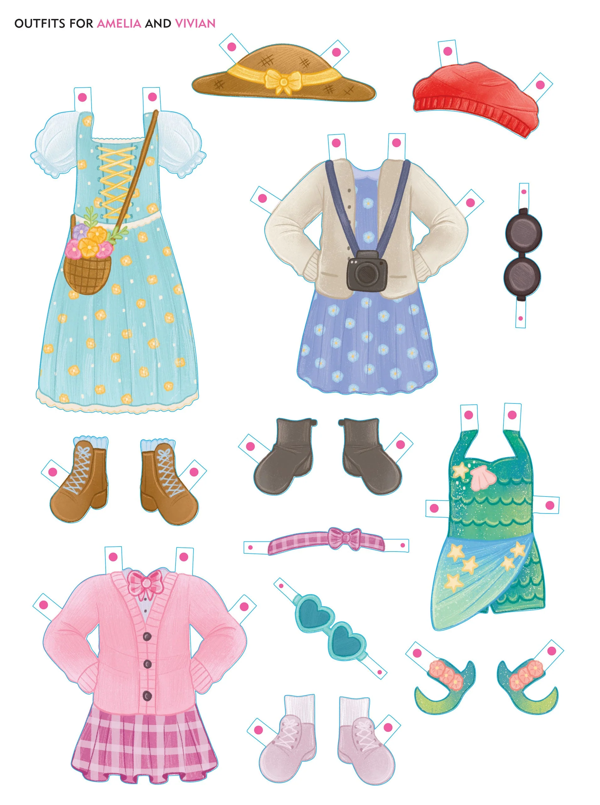 Classic Keepsake Paper Dolls - Fashionistas - Image 7