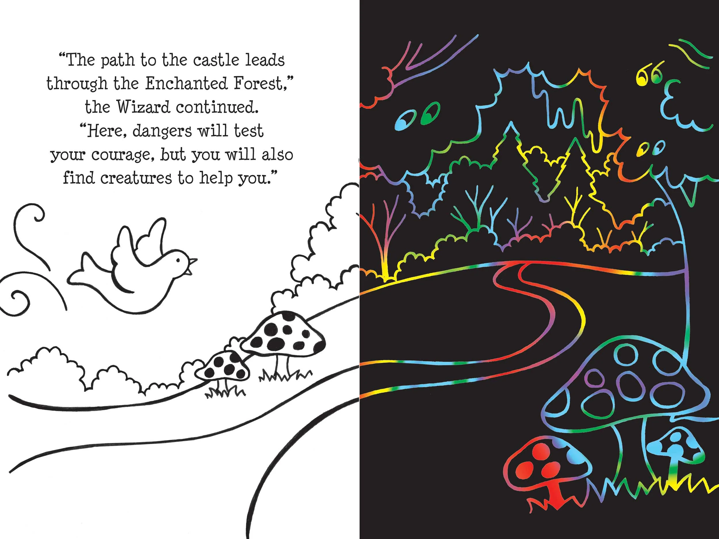 Enchanted Forest Scratch and Sketch - Image 4