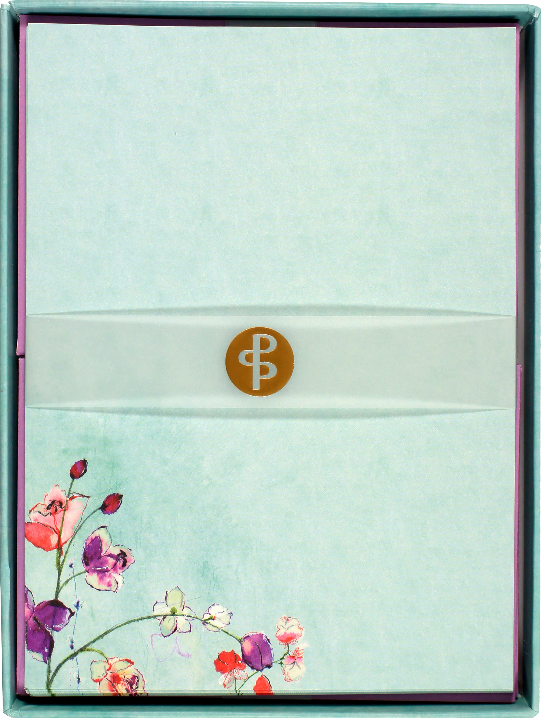 Fuchsia Blooms Stationery Set - Image 3