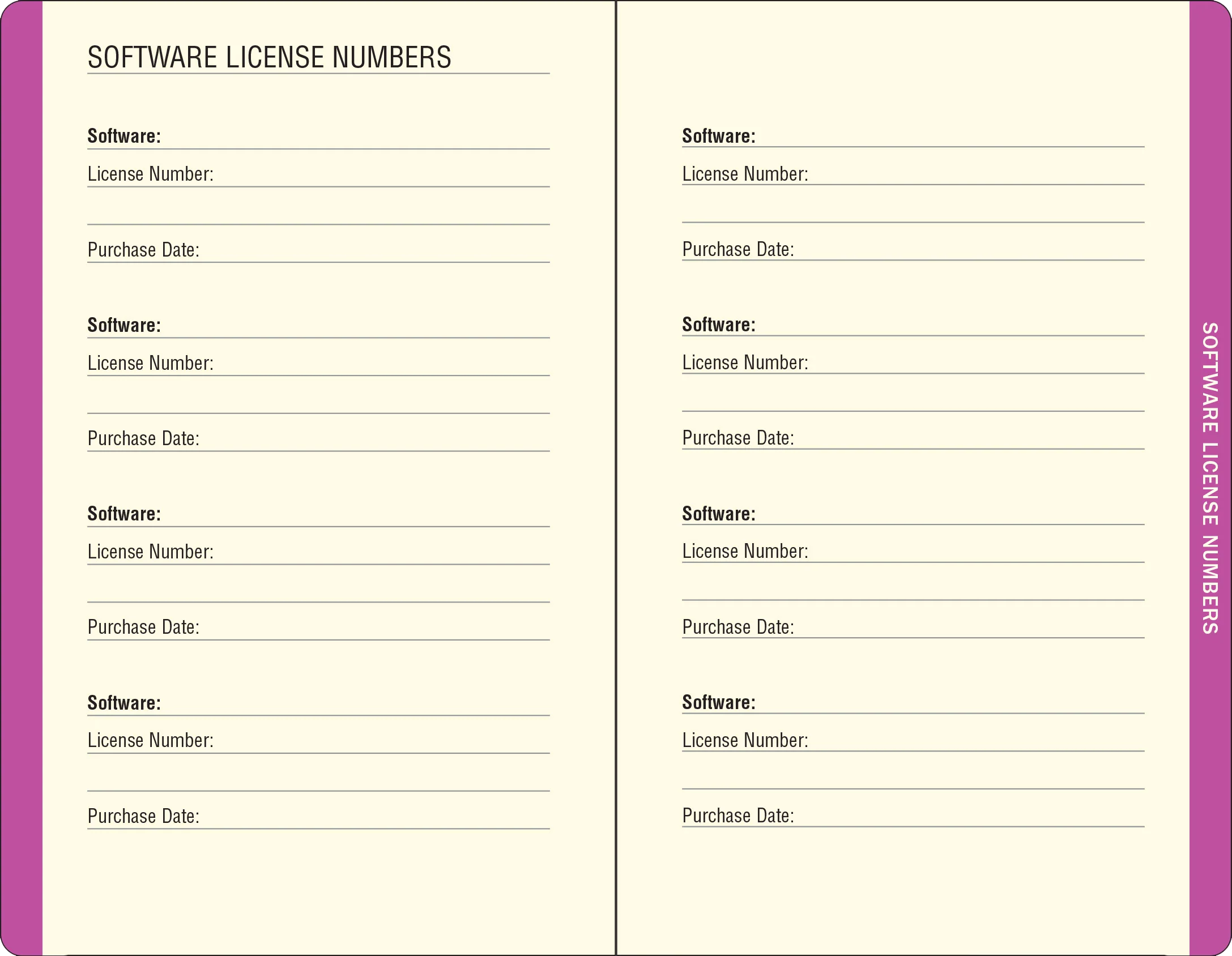 Galaxy Internet Address & Password Logbook - Image 5