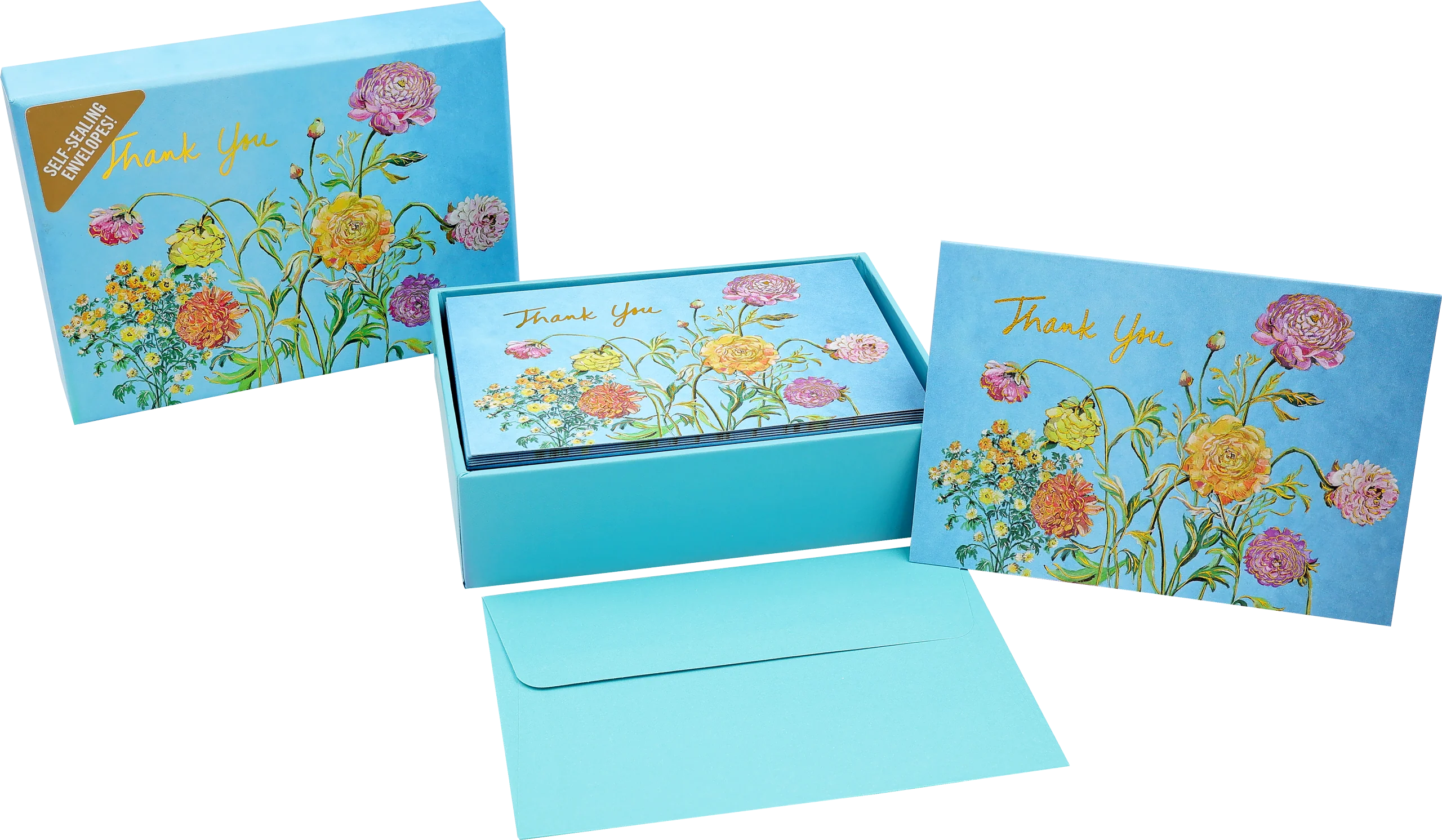 Garden Blooms Thank You Notes - Image 3