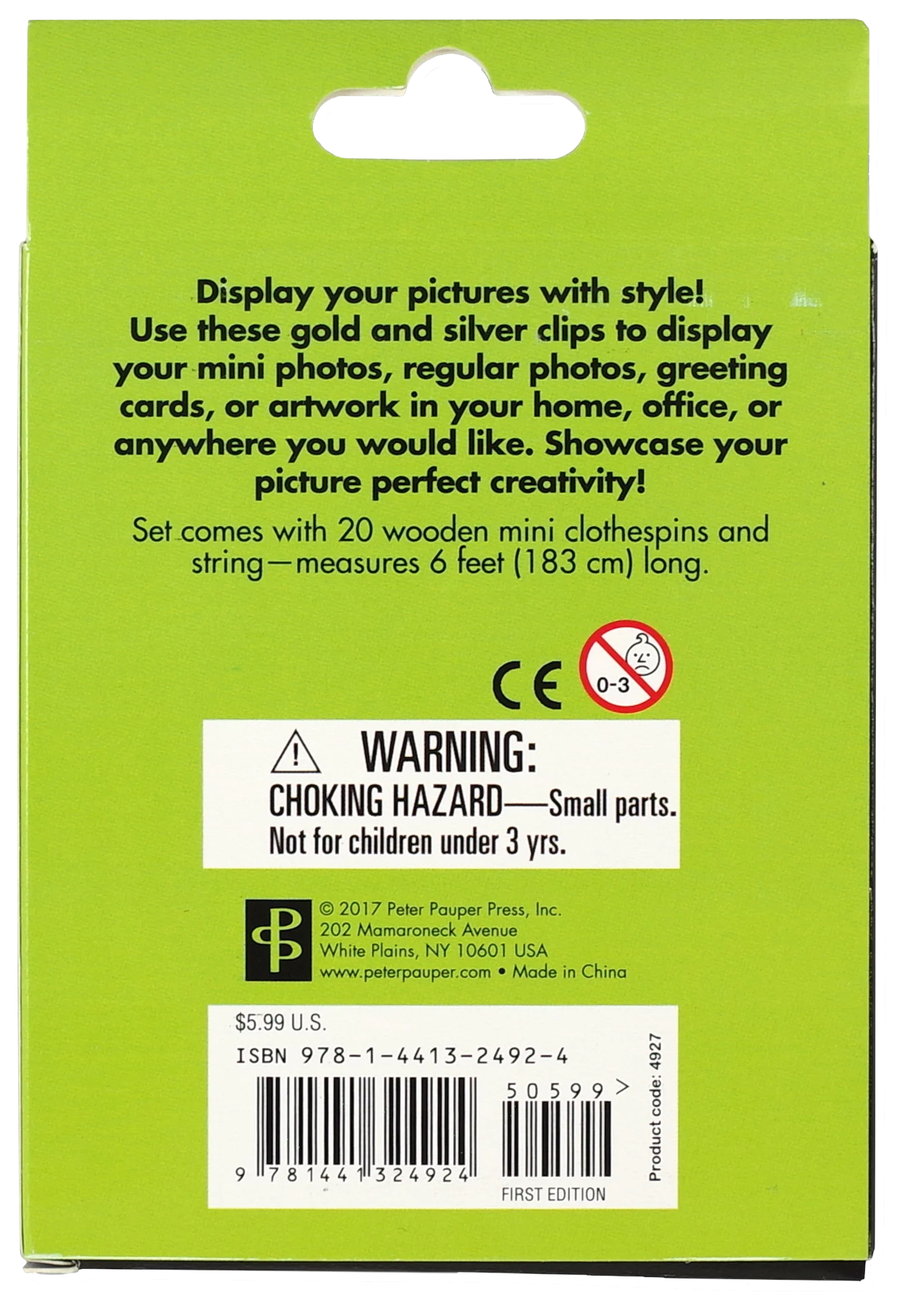 Gold & Silver Instant Film Photo Clips - Image 4