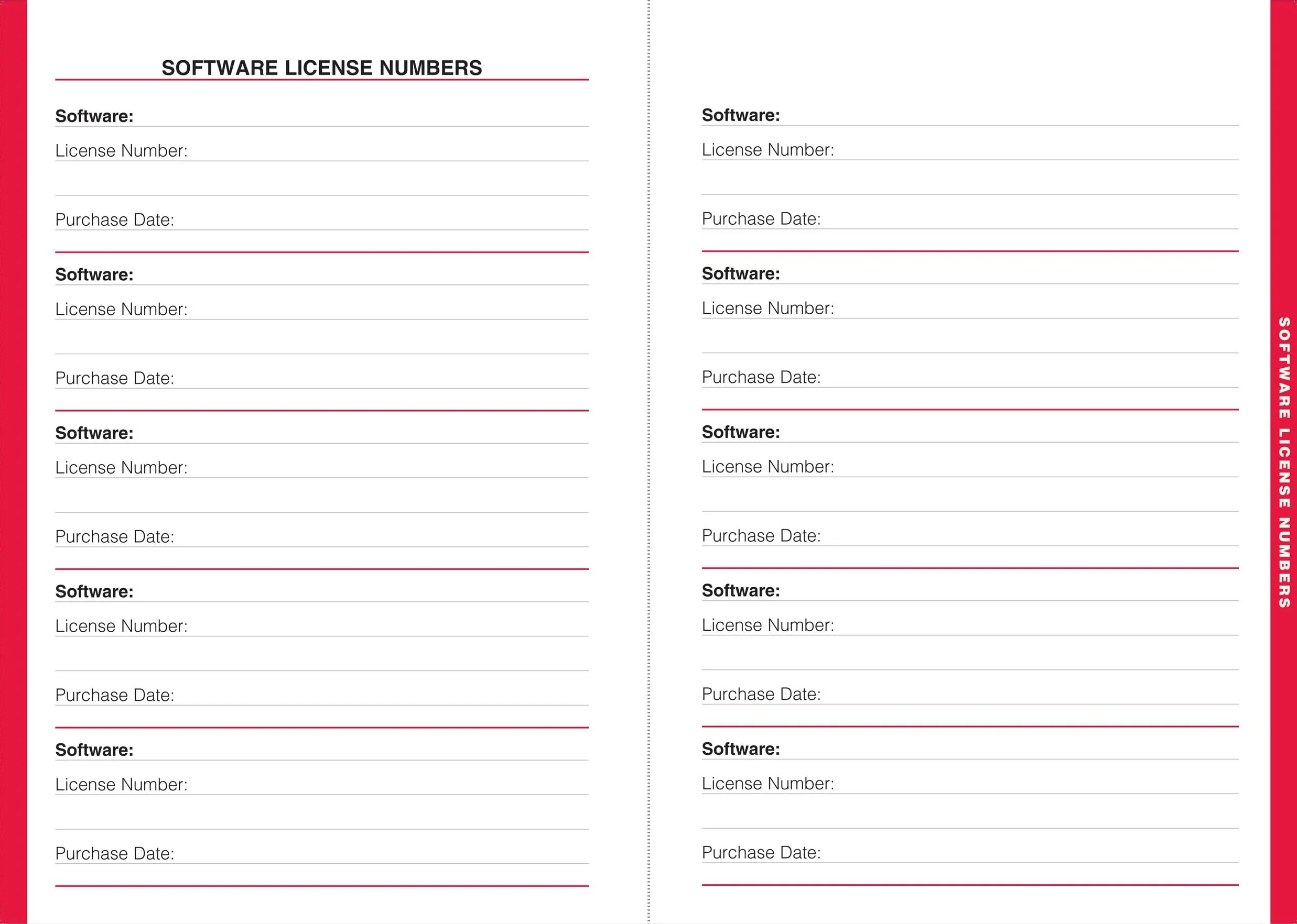 Large-Format Internet Address & Password Logbook (Black) - Image 4