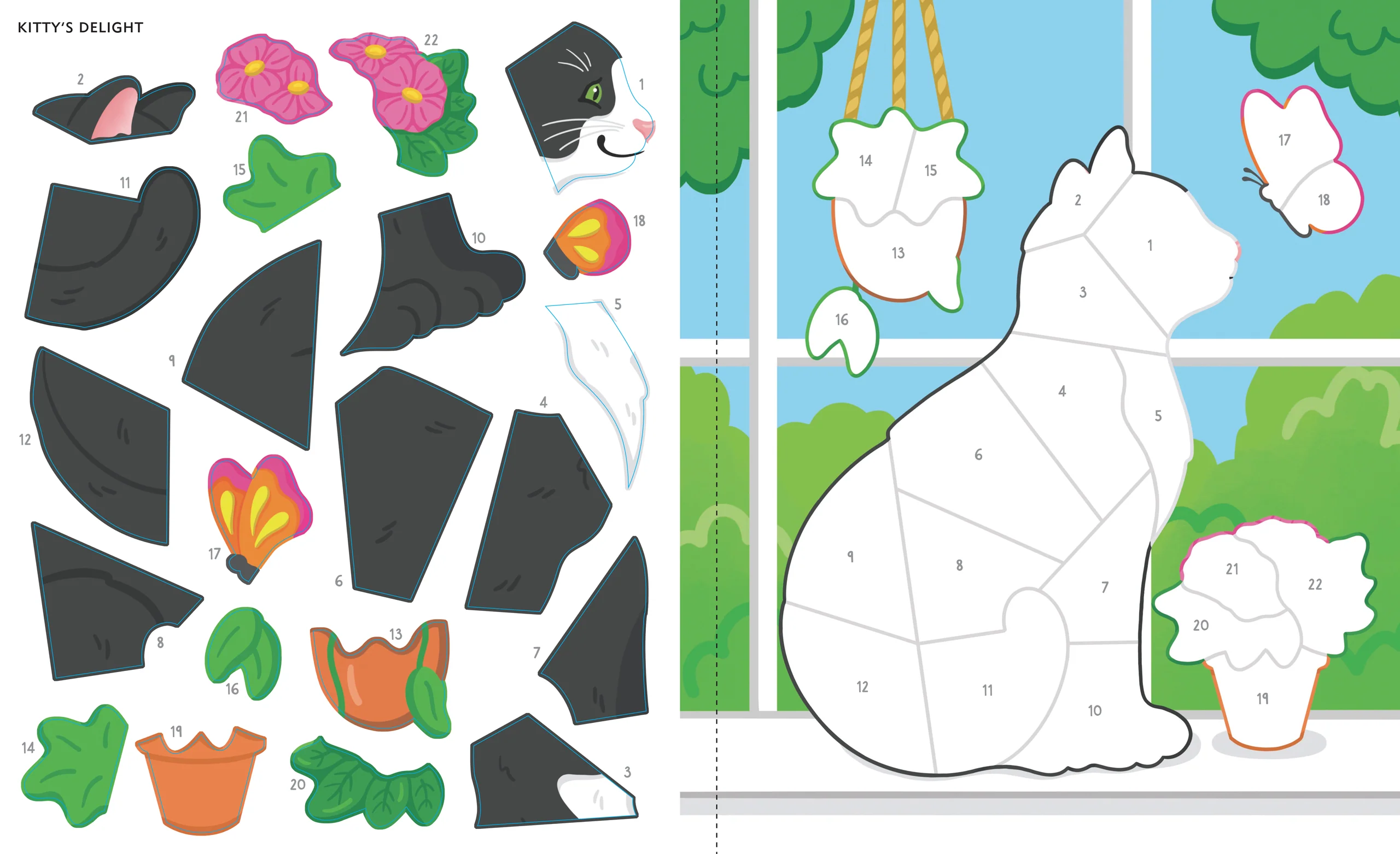 Large Print Color-by-Sticker Book: Calming Creations - Image 4