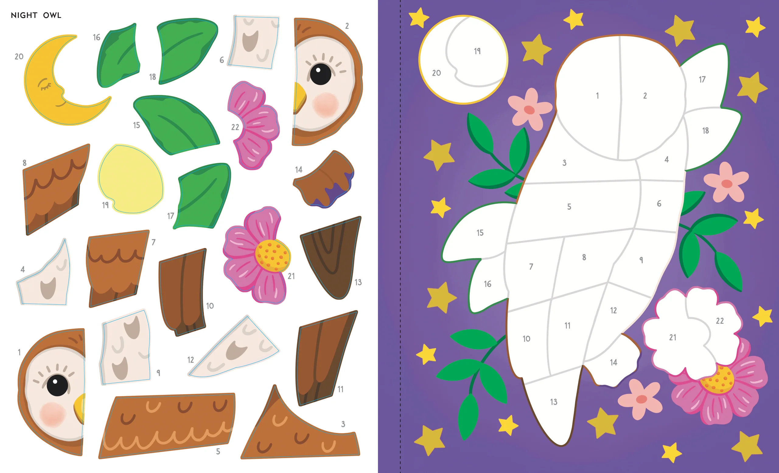 Large Print Color-by-Sticker Book: Calming Creations - Image 6