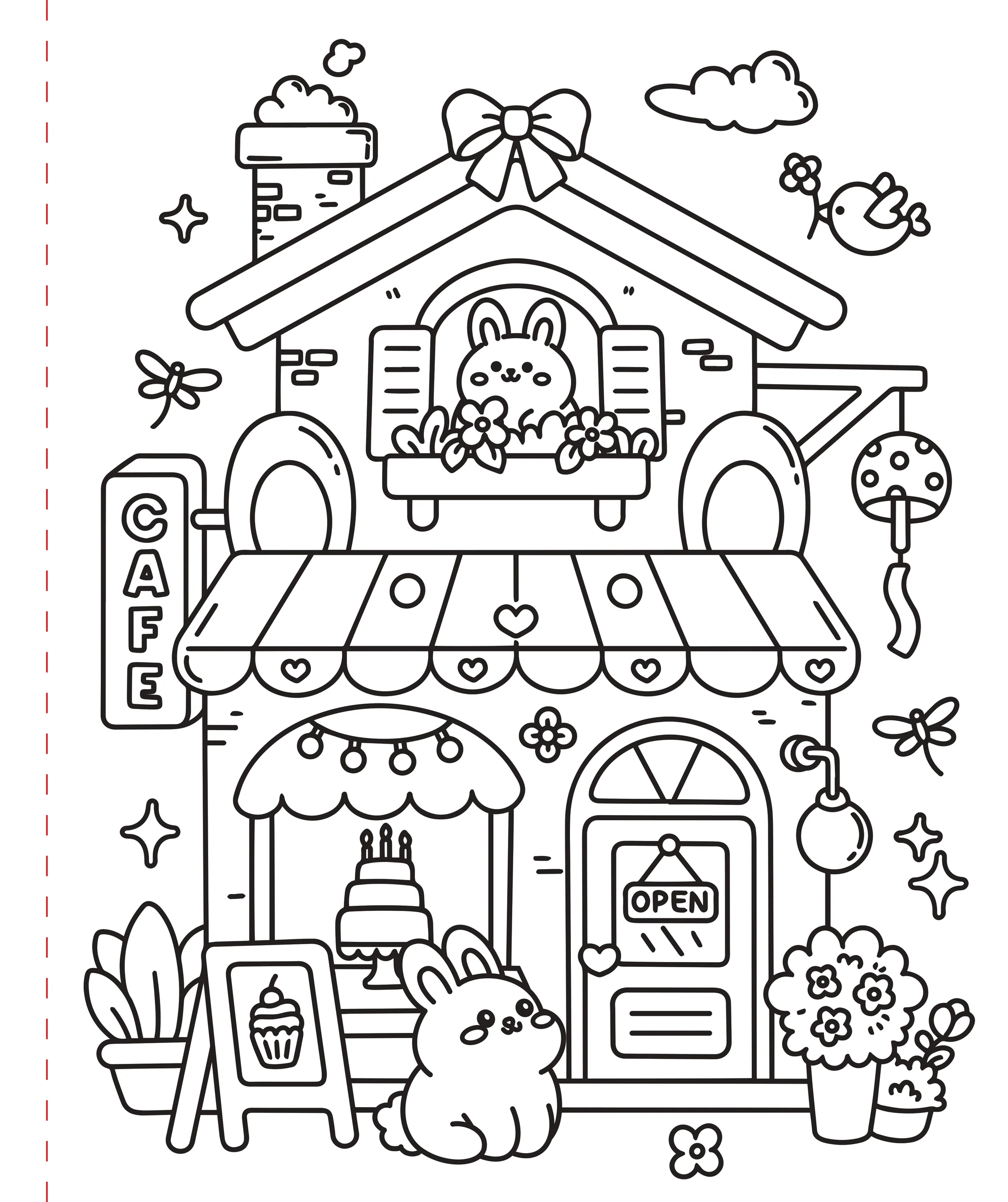 Large Print Coloring Book - Cozy & Comfy - Image 3