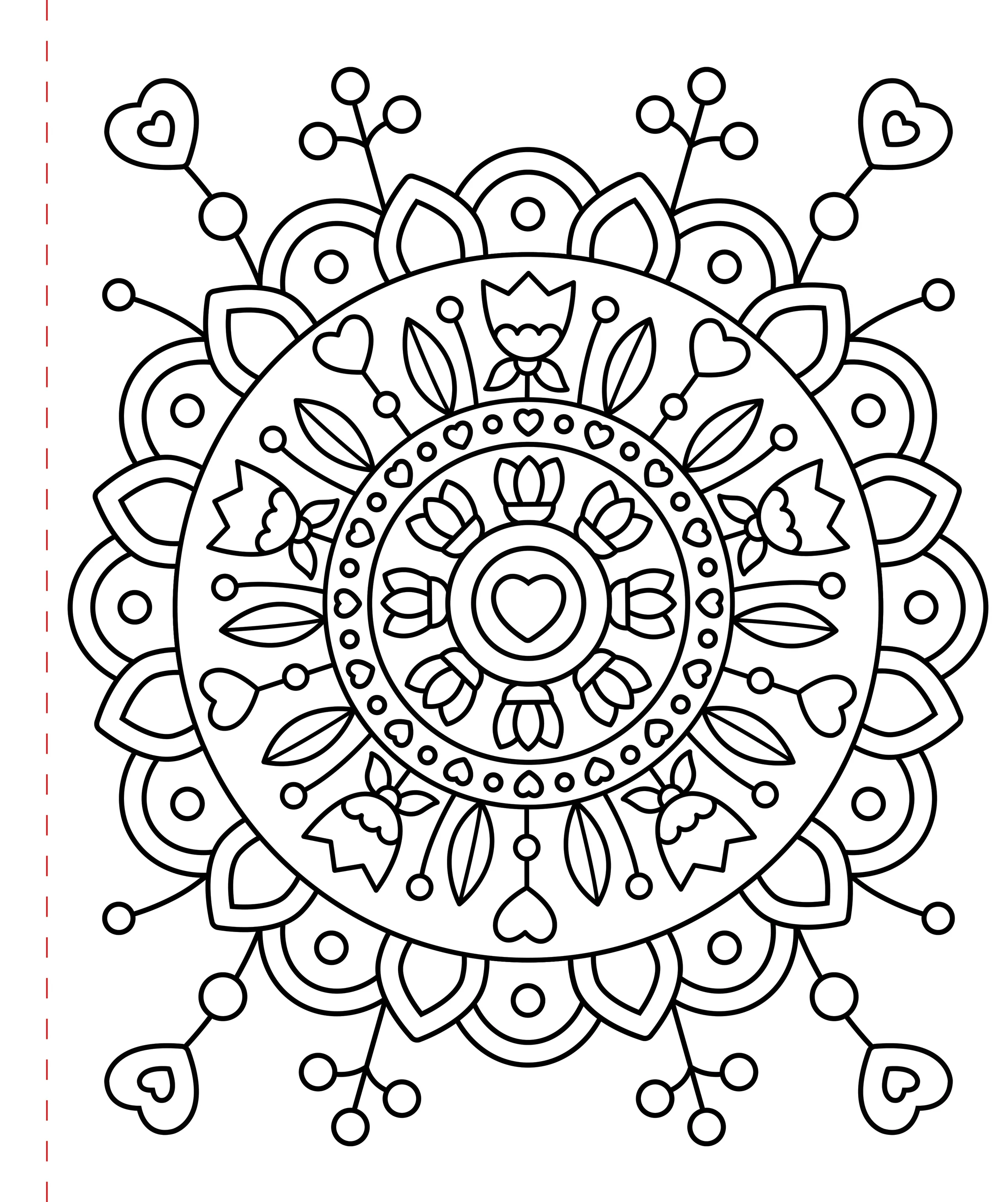 Large Print Coloring Book - Stress-Relief - Image 4