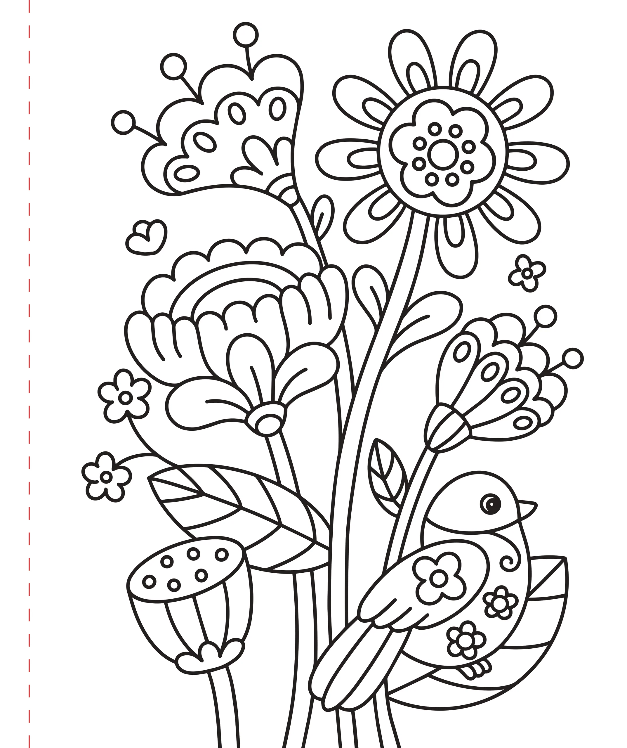 Large Print Coloring Book - Stress-Relief - Image 6