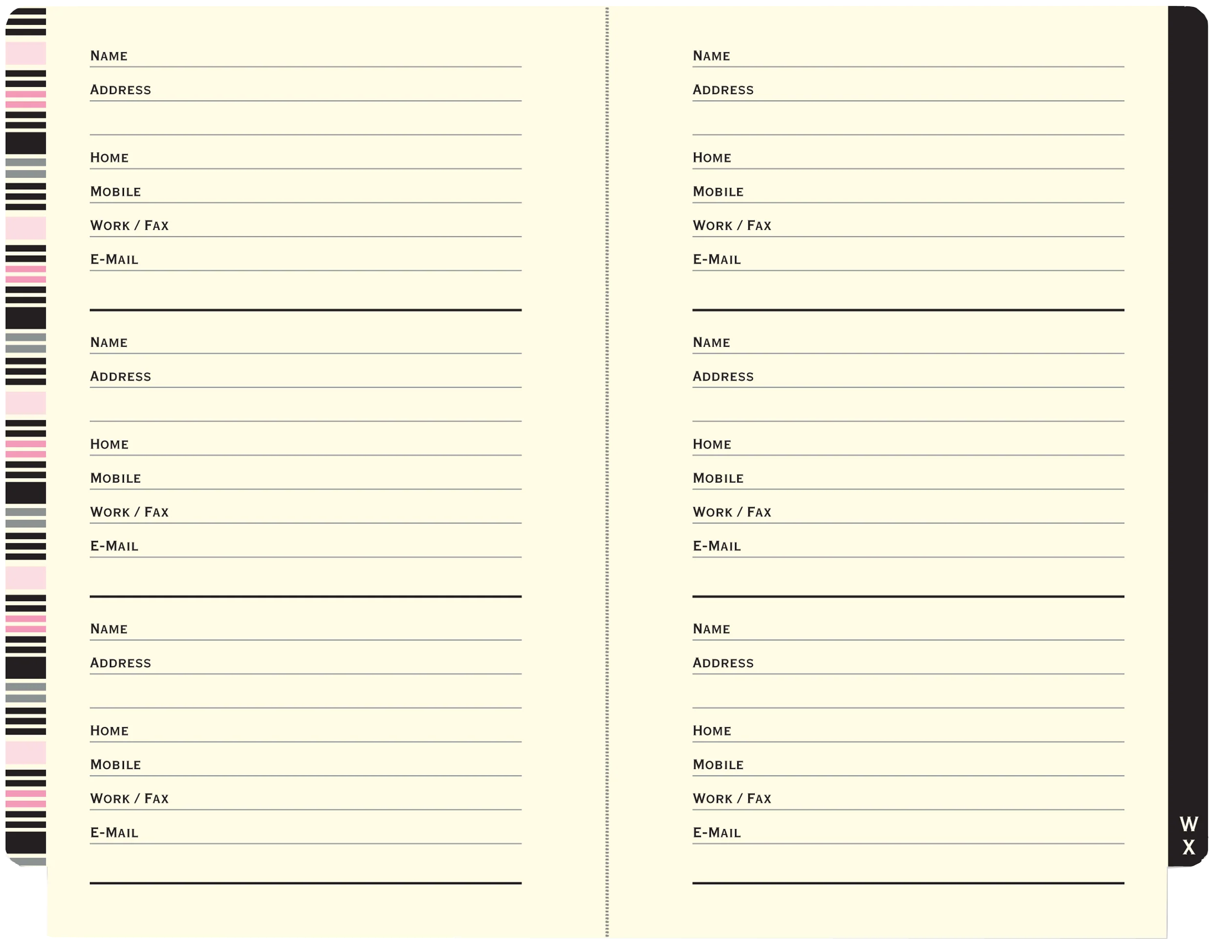 Little Pink Book Of Addresses - Image 3