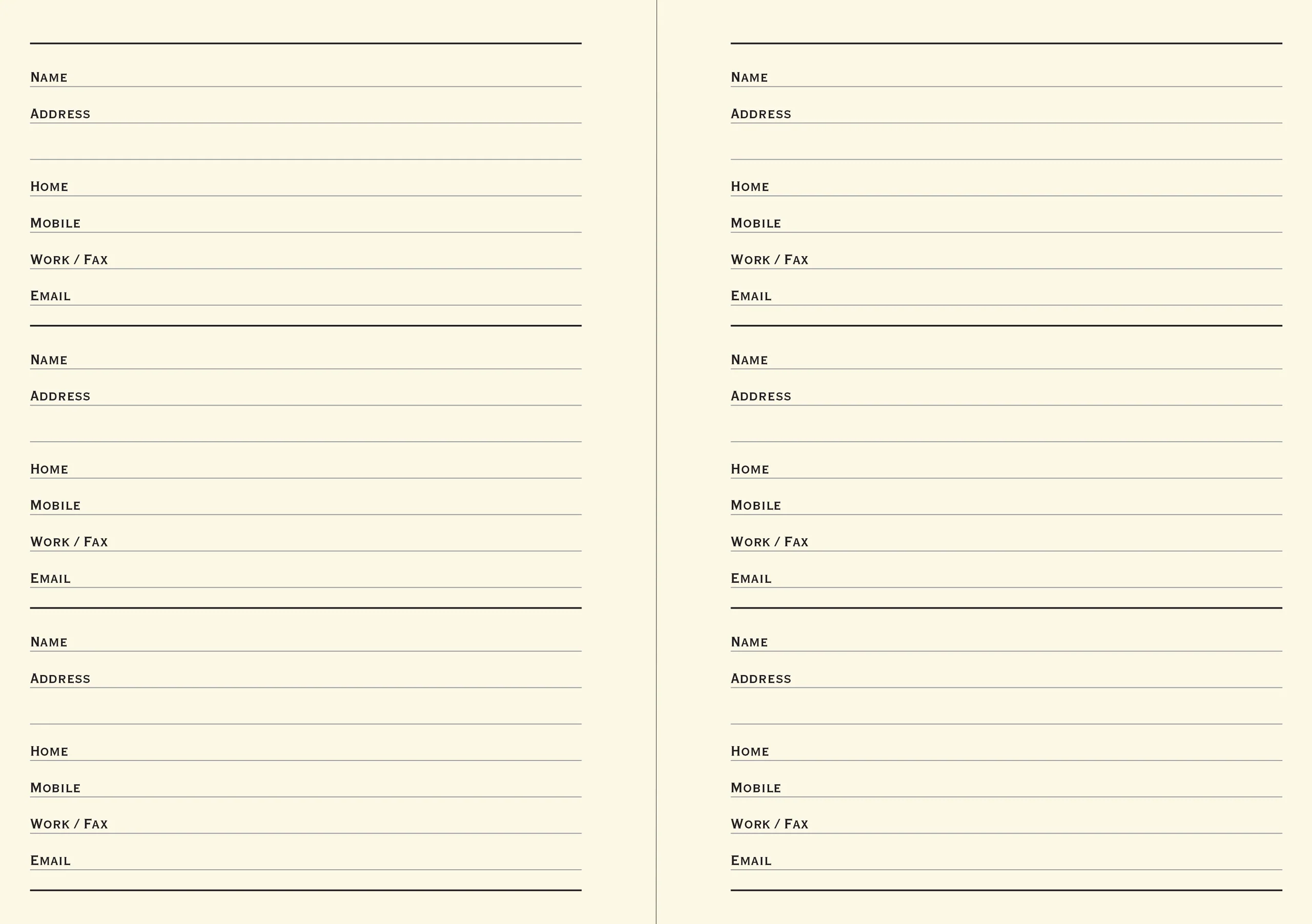 Marble Large Address Book - Image 3