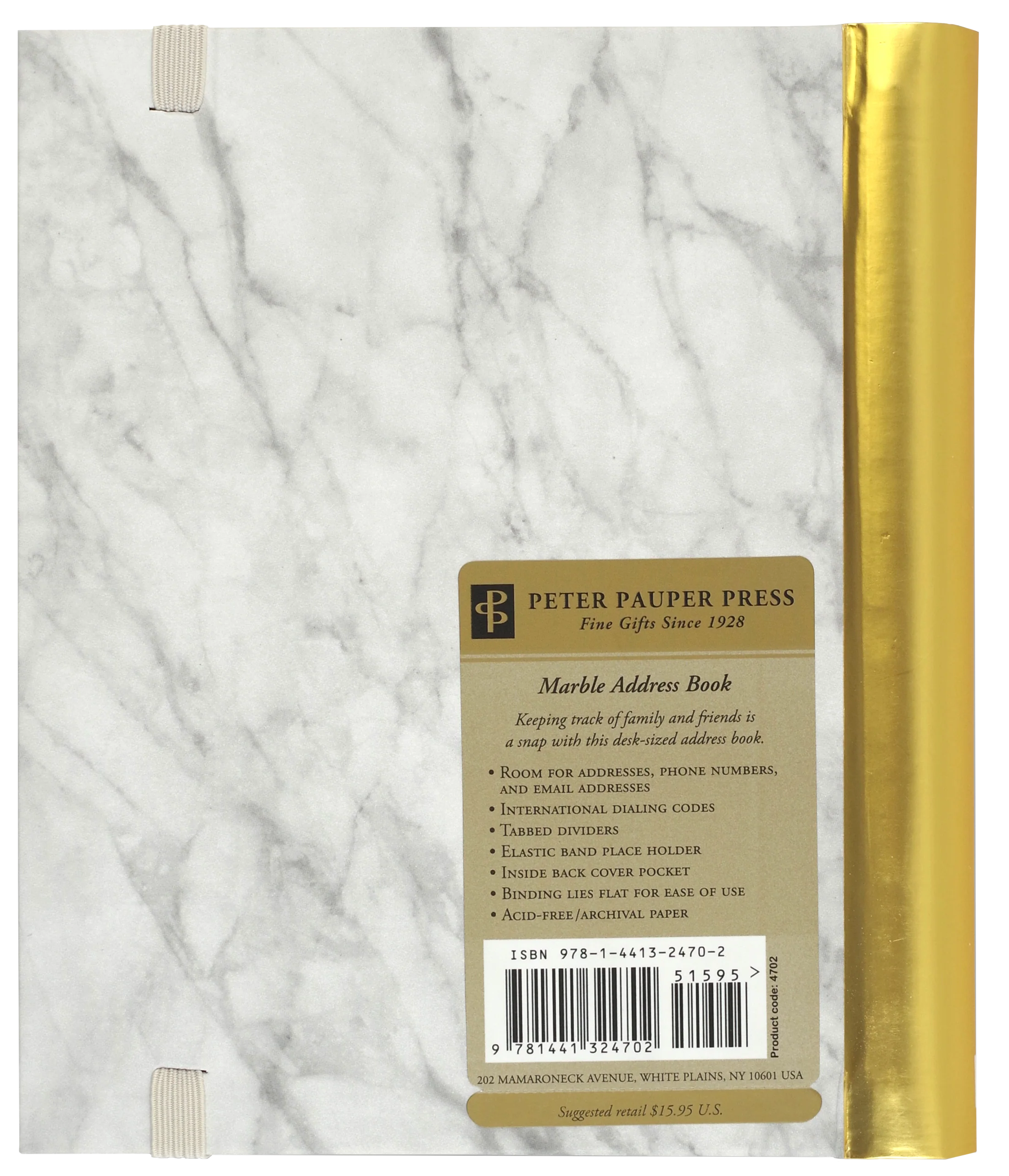 Marble Large Address Book - Image 5