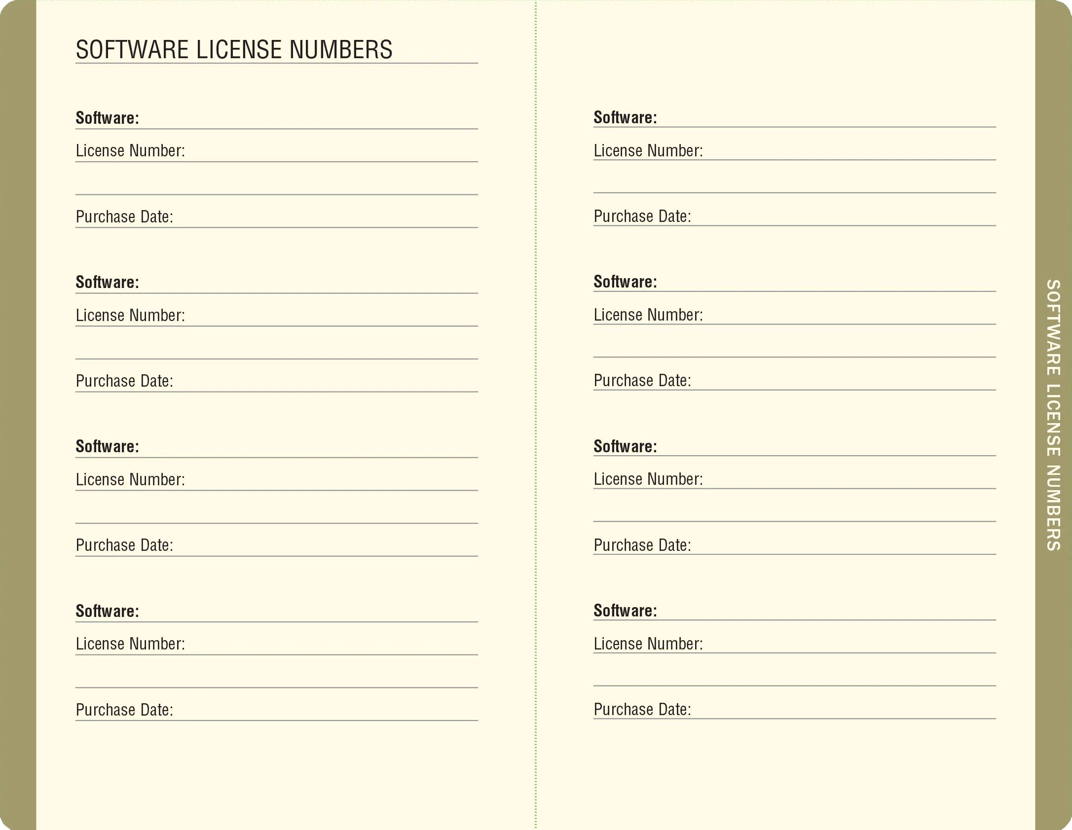 Midnight Floral Internet Address & Password Logbook - Image 5