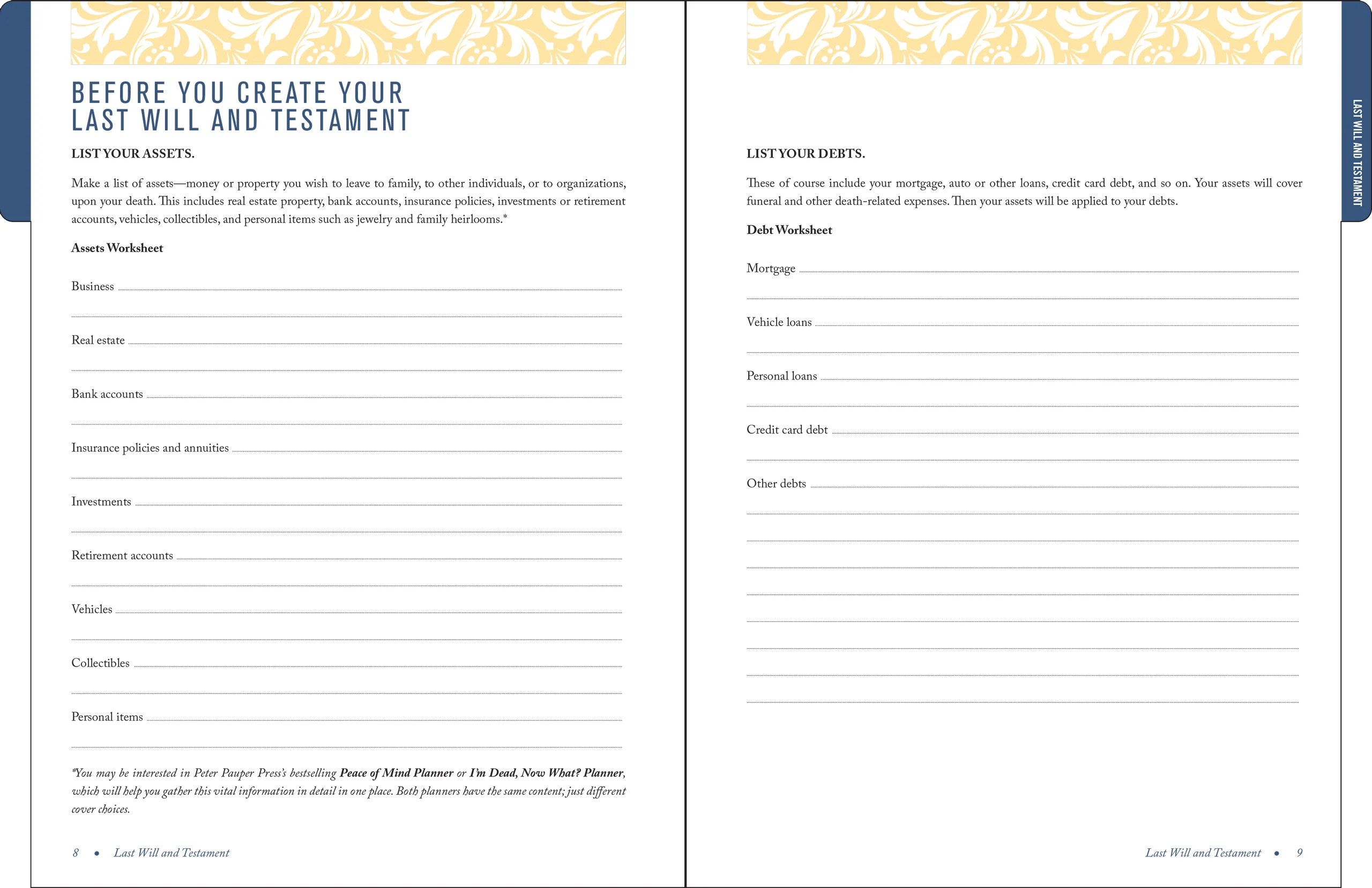 My Family Estate Legal Document Kit - Image 3