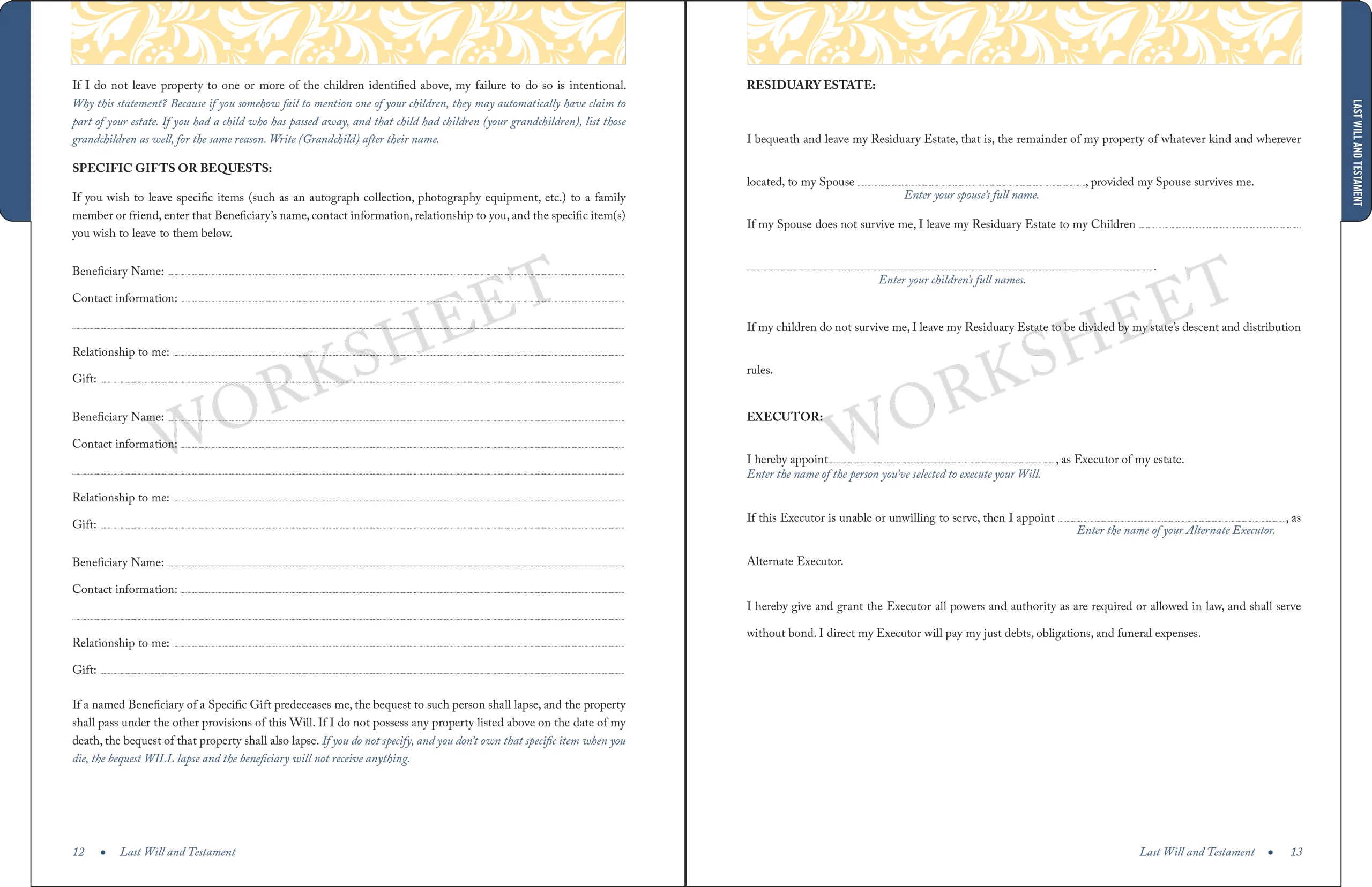 My Family Estate Legal Document Kit - Image 5