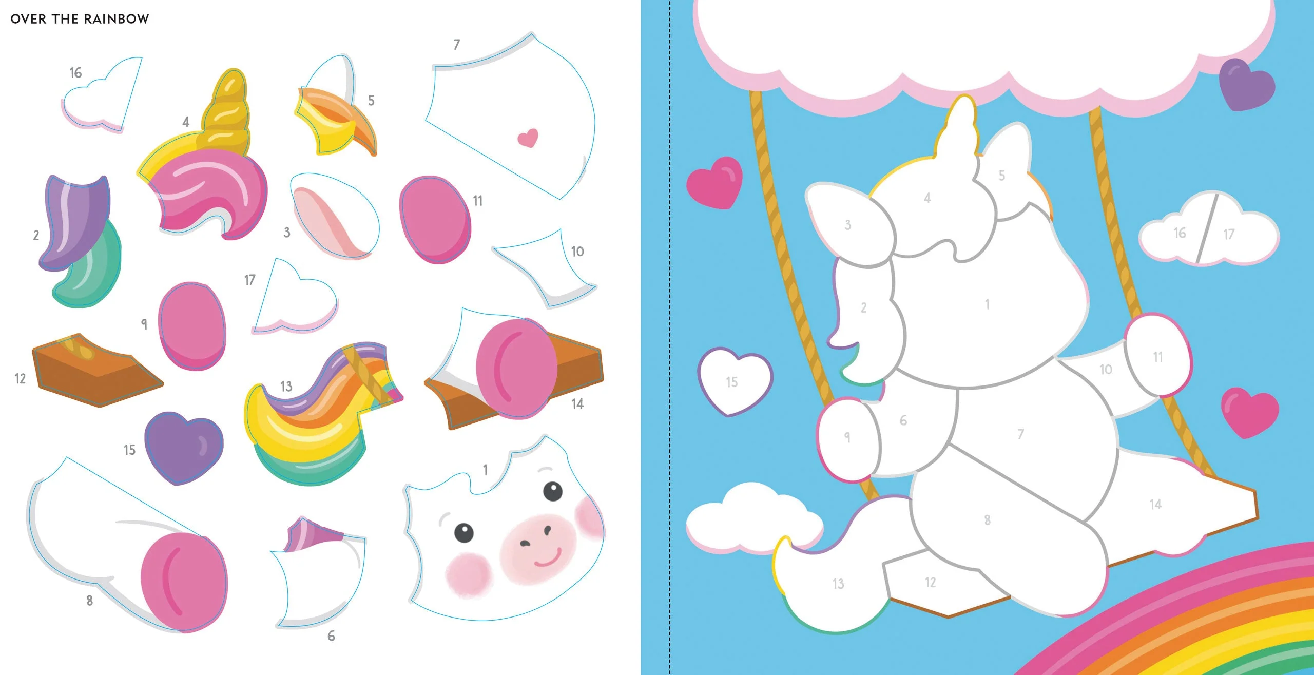My First Color-by-Sticker Book -- Baby Unicorn Sparkles - Image 3