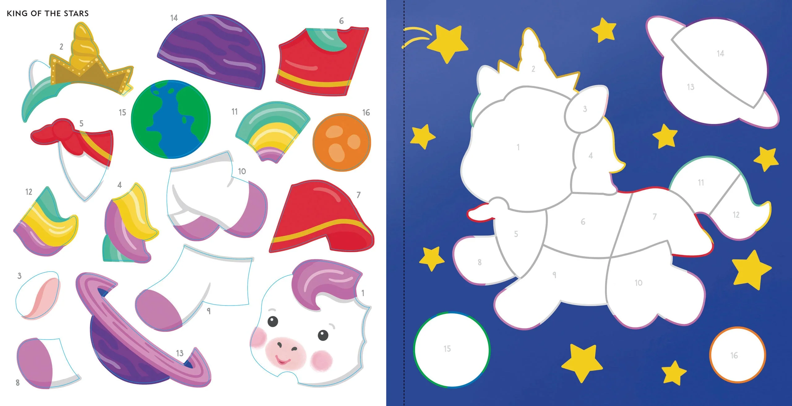 My First Color-by-Sticker Book -- Baby Unicorn Sparkles - Image 5