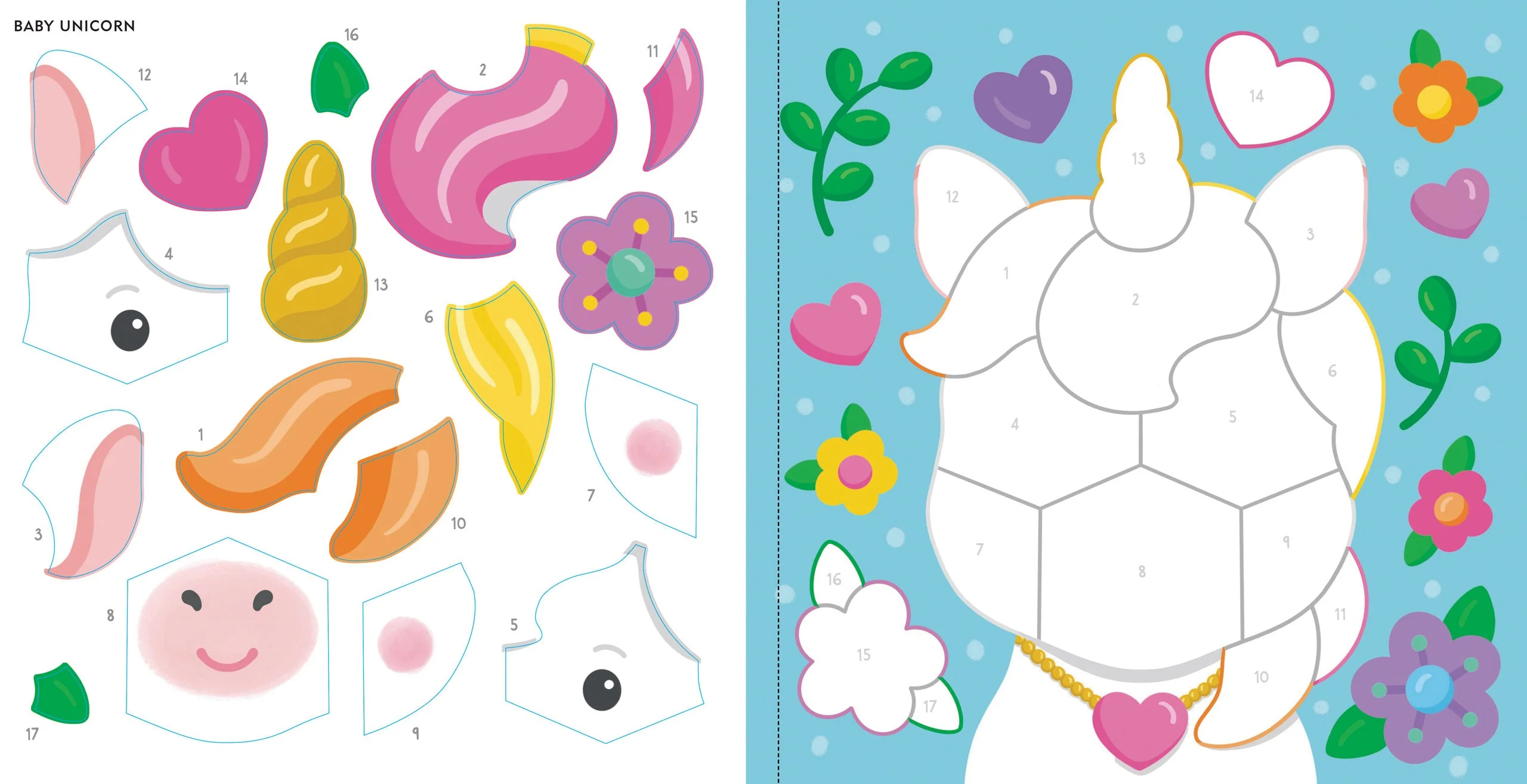 My First Color-by-Sticker Book -- Baby Unicorn Sparkles - Image 6