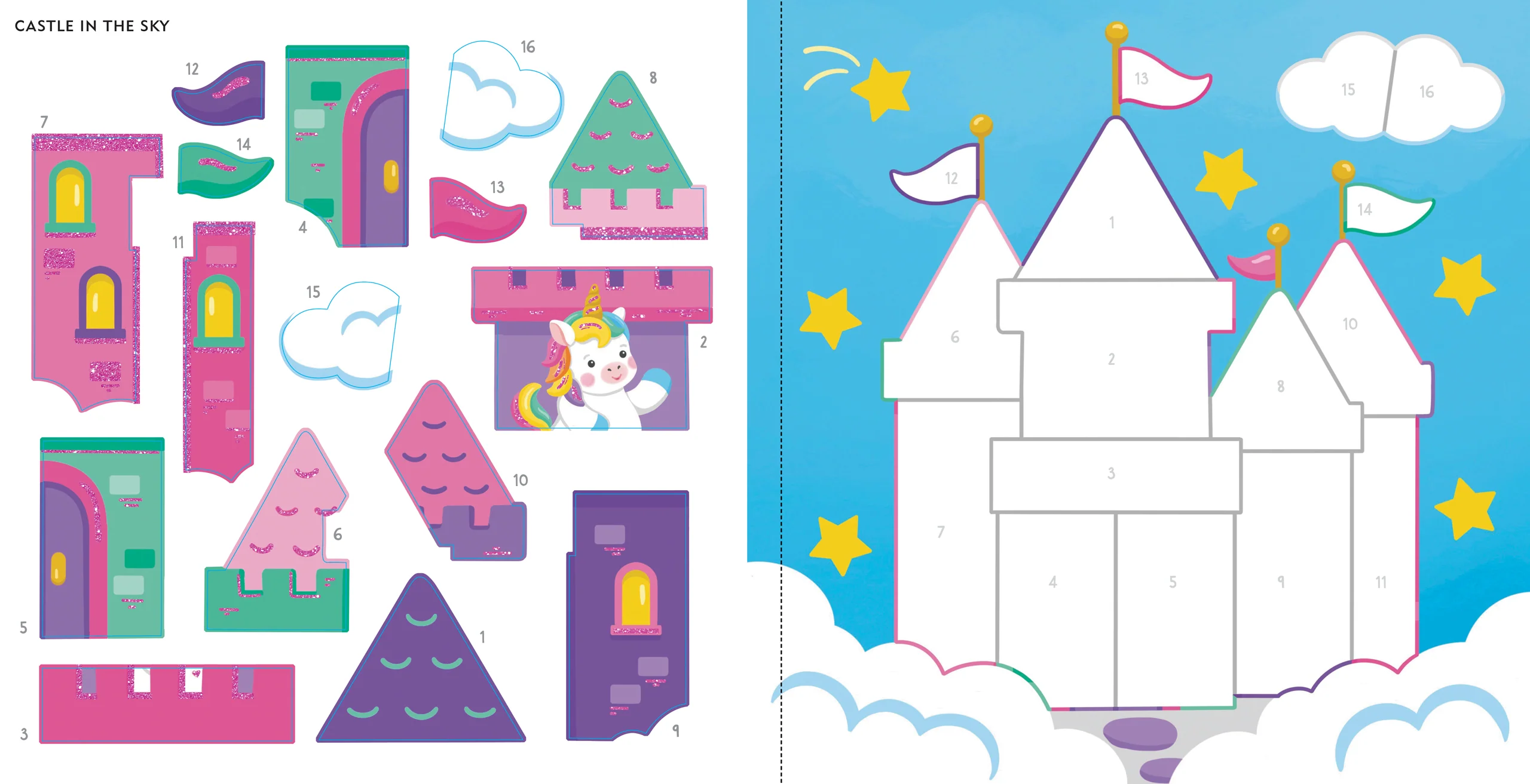 My First Color-by-Sticker Book -- Baby Unicorn Sparkles - Image 7