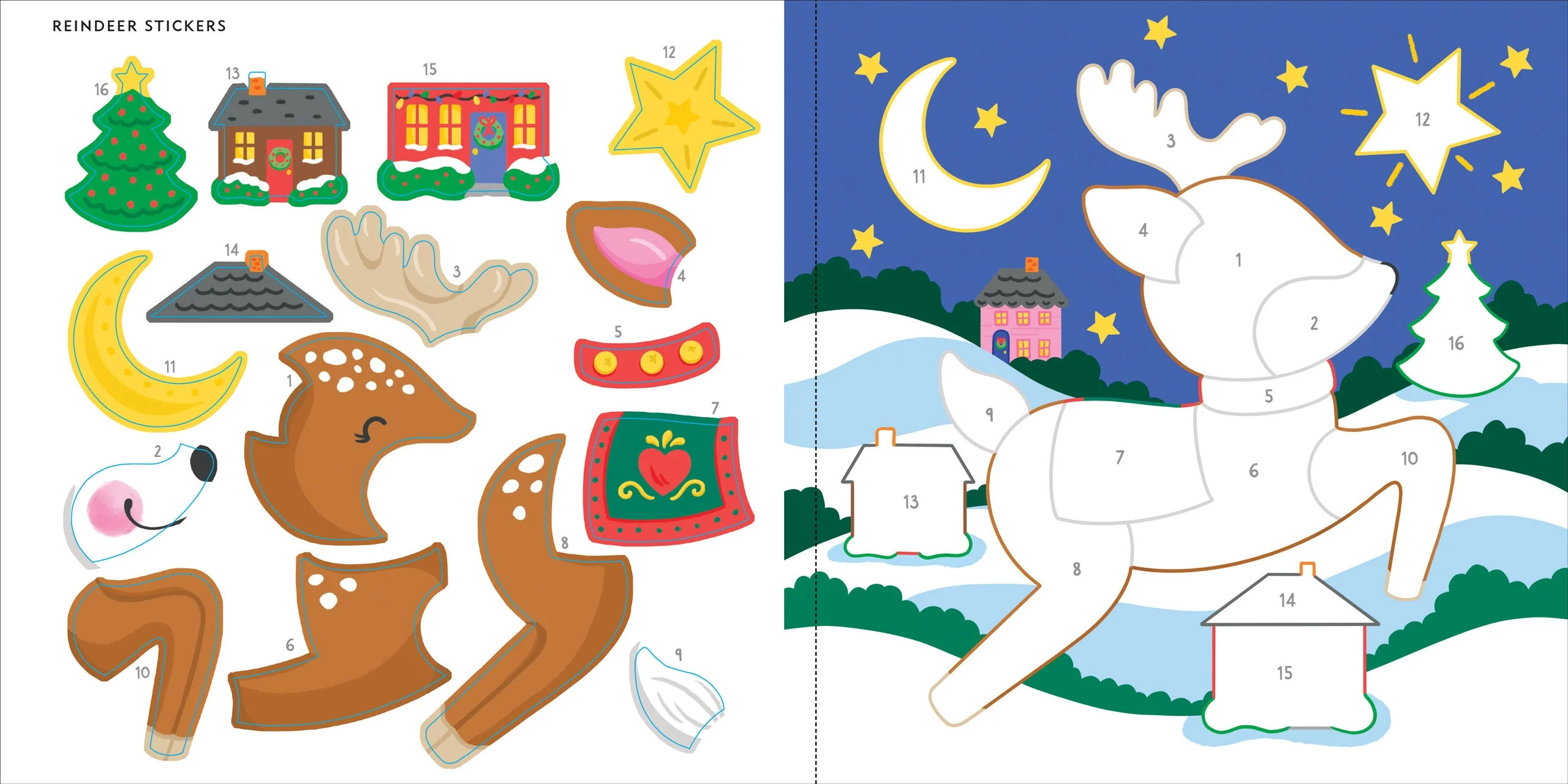 My First Color-by-Sticker Book -- Christmas - Image 4