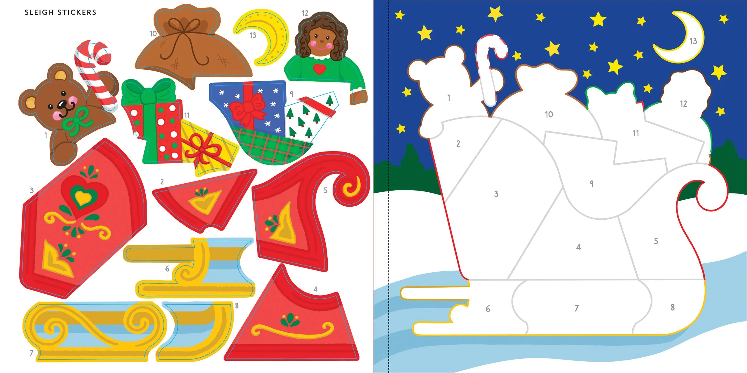 My First Color-by-Sticker Book -- Christmas - Image 7