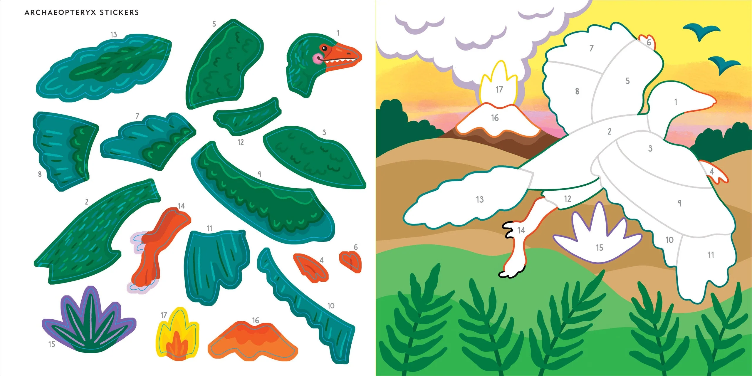 My First Color-by-Sticker Book -- Dinosaurs - Image 4