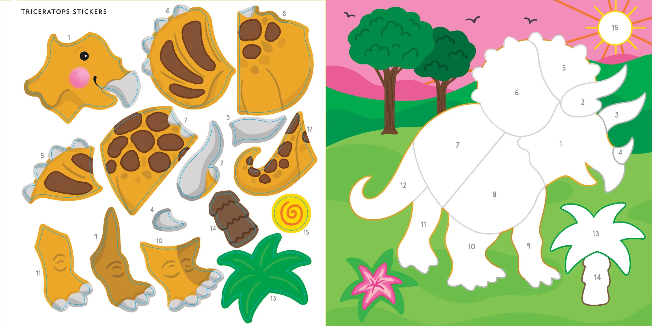 My First Color-by-Sticker Book -- Dinosaurs - Image 6