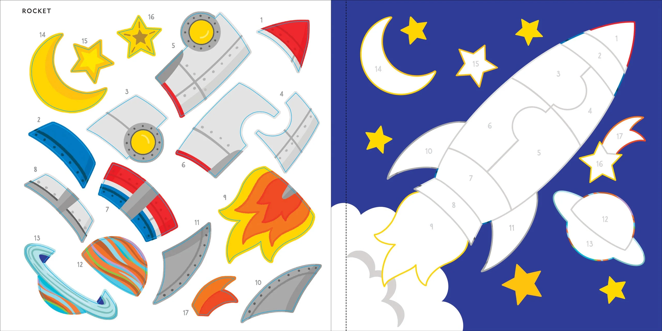 My First Color-By-Sticker Book -- Outer Space - Image 3