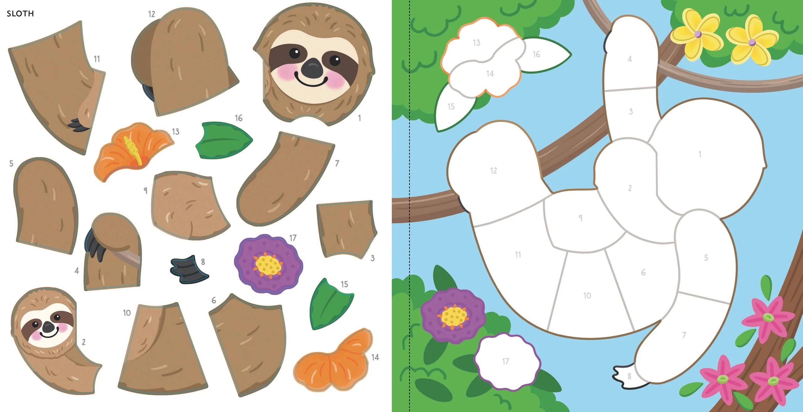 My First Color-by-Sticker Book -- Rainforest Animals - Image 4