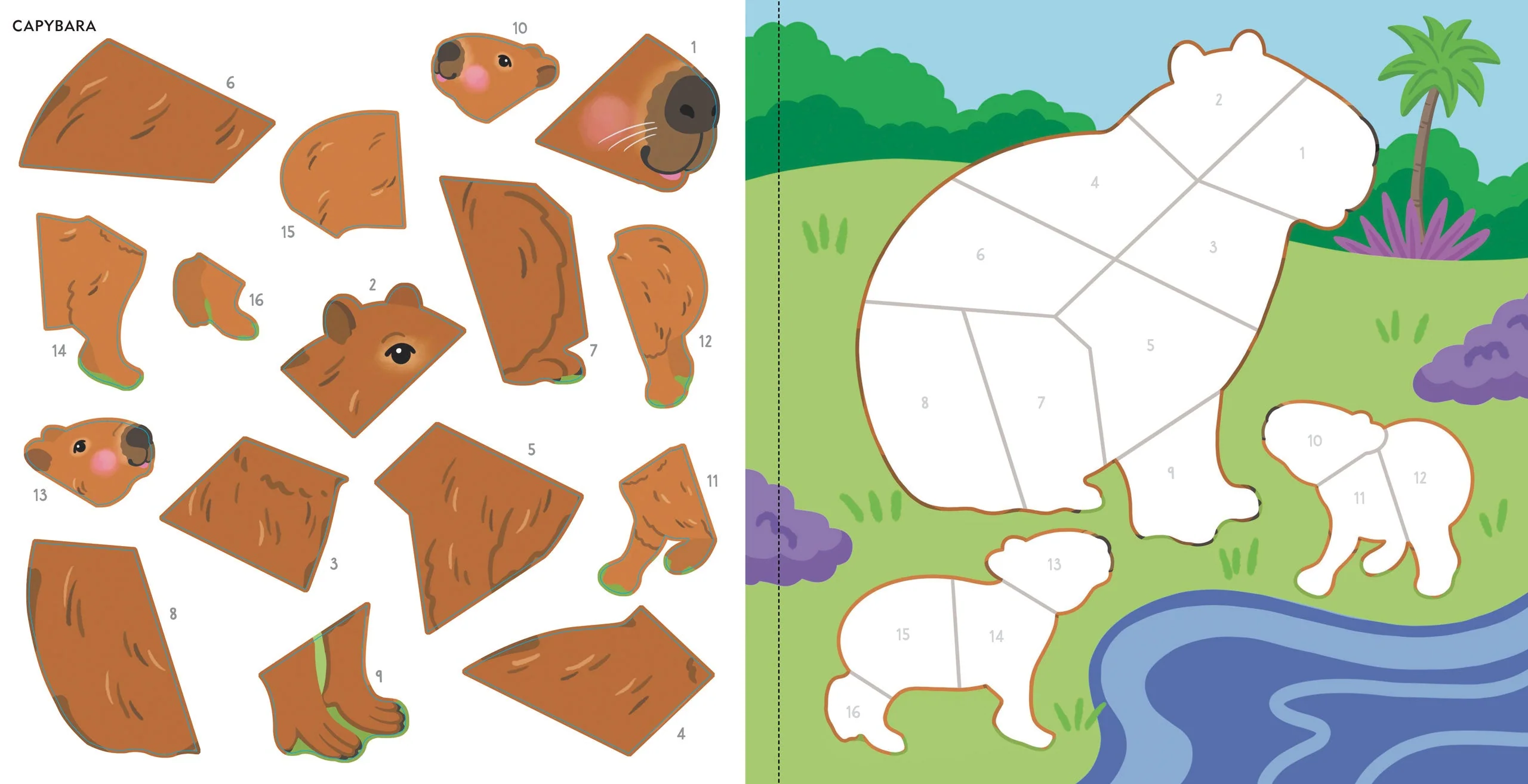 My First Color-by-Sticker Book -- Rainforest Animals - Image 6