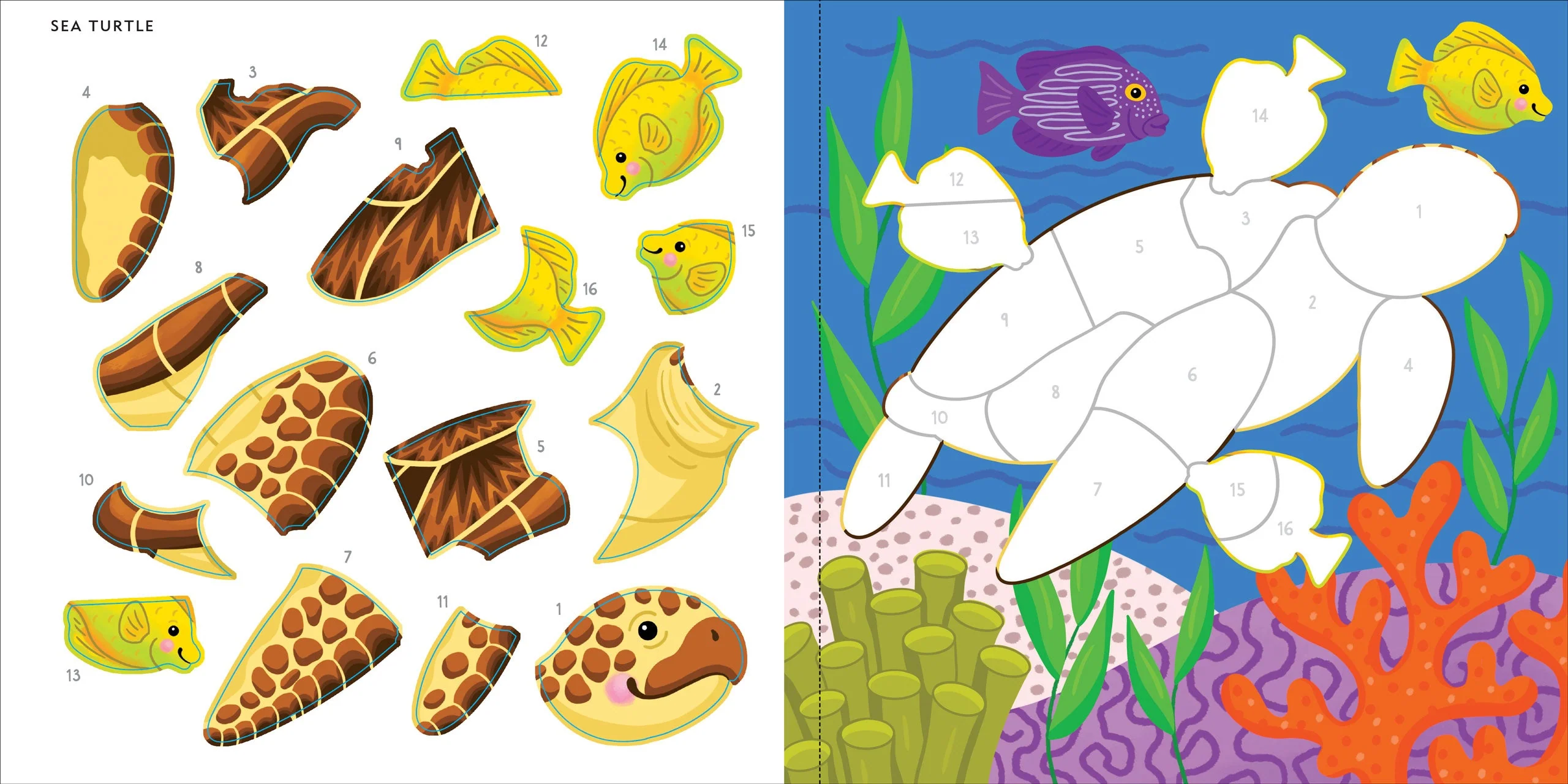 My First Color-By-Sticker Book -- Under the Sea - Image 7