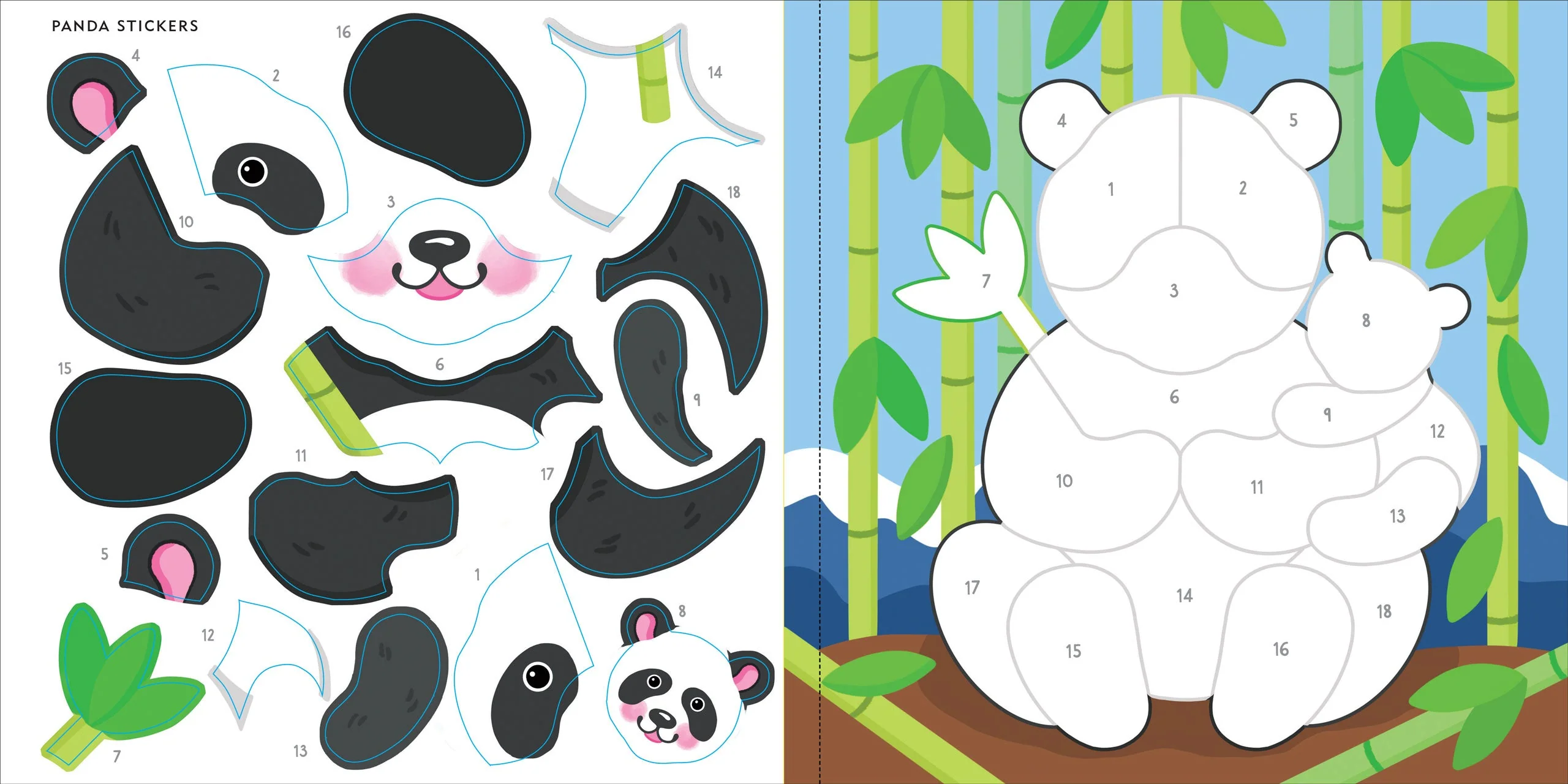 My First Color-by-Sticker Book -- Wild Animals - Image 4