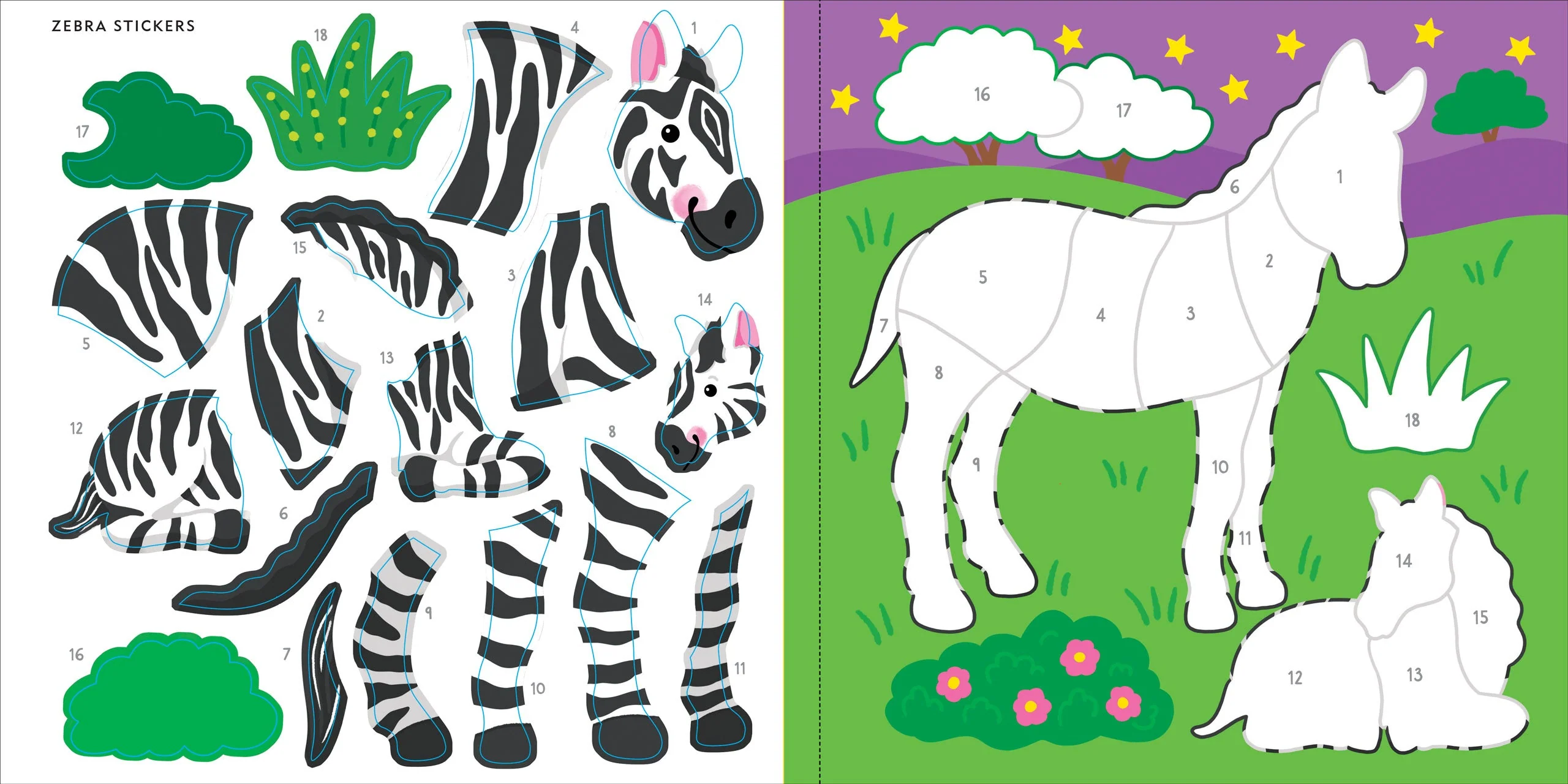 My First Color-by-Sticker Book -- Wild Animals - Image 7