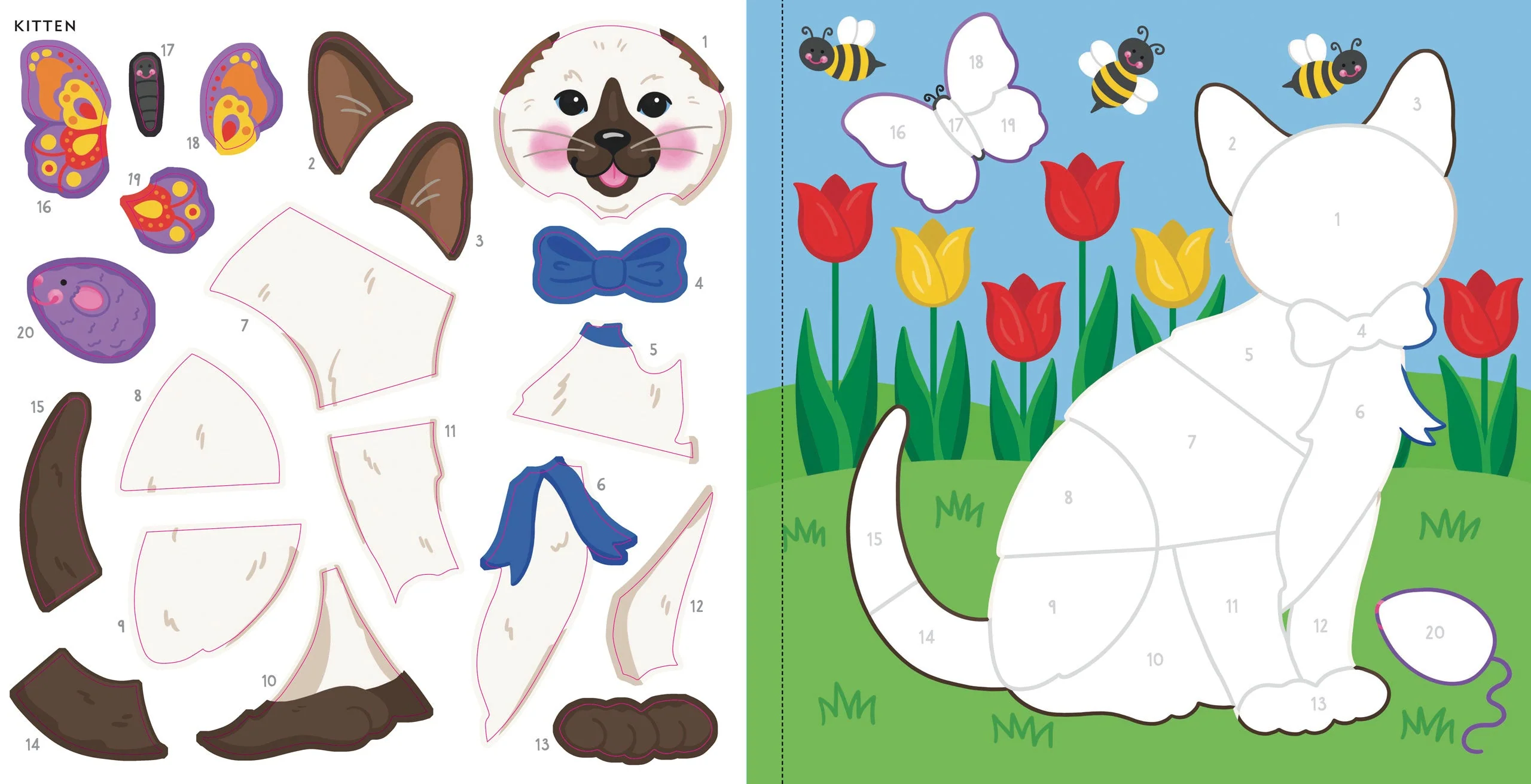 My First Color-by-Sticker Book -- Furry Friends - Image 3