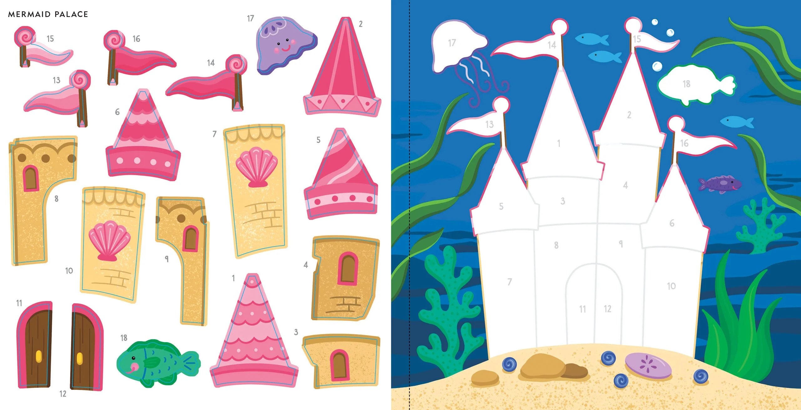 My First Color-by-Sticker Book -- Mermaids & More - Image 4