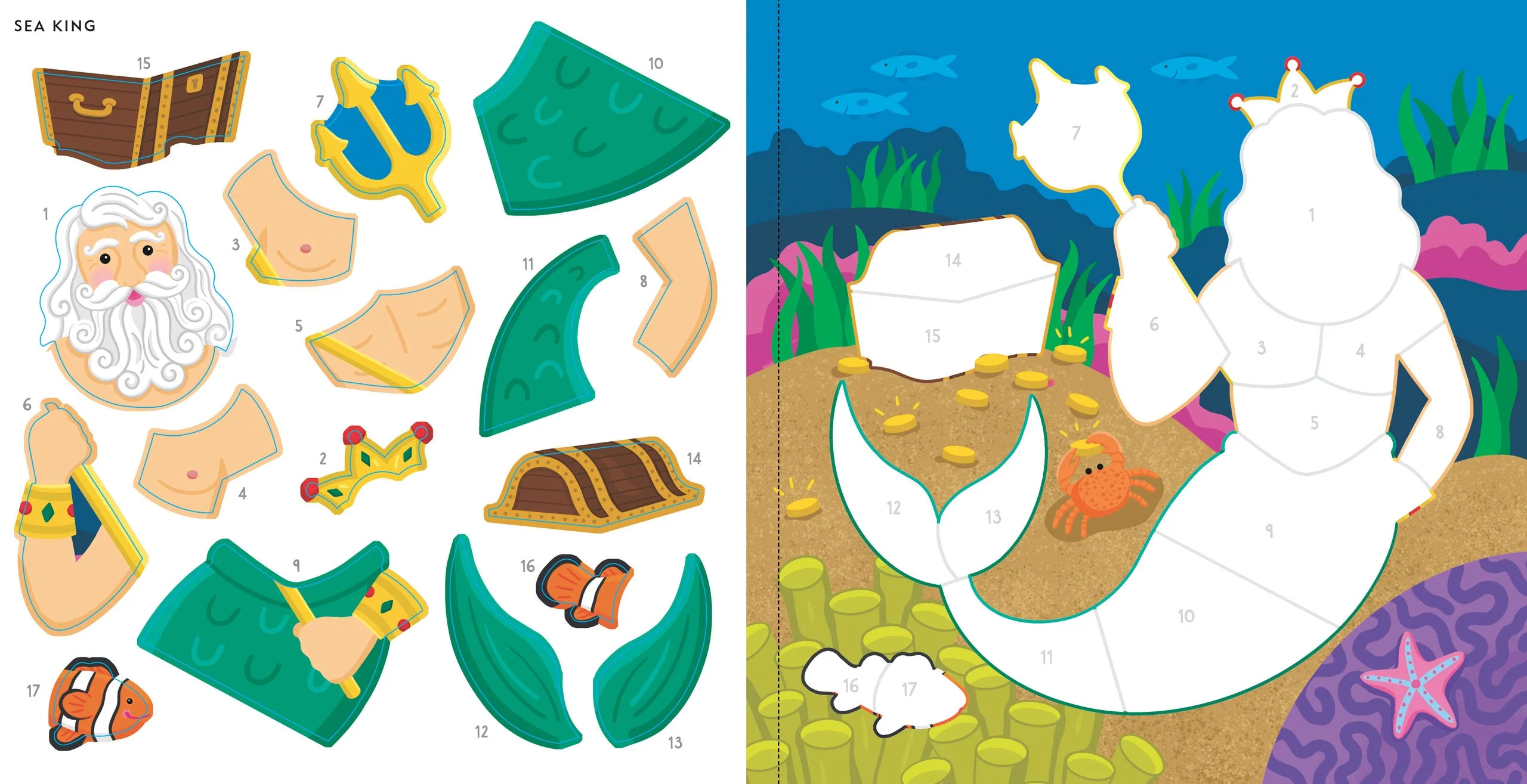 My First Color-by-Sticker Book -- Mermaids & More - Image 5