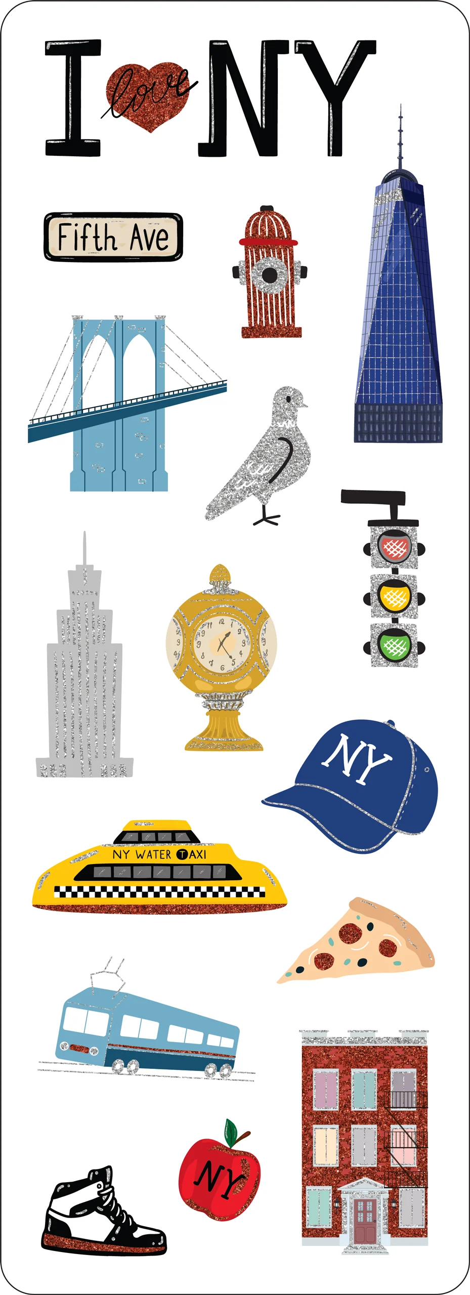 New York City Sticker Set - Image 3